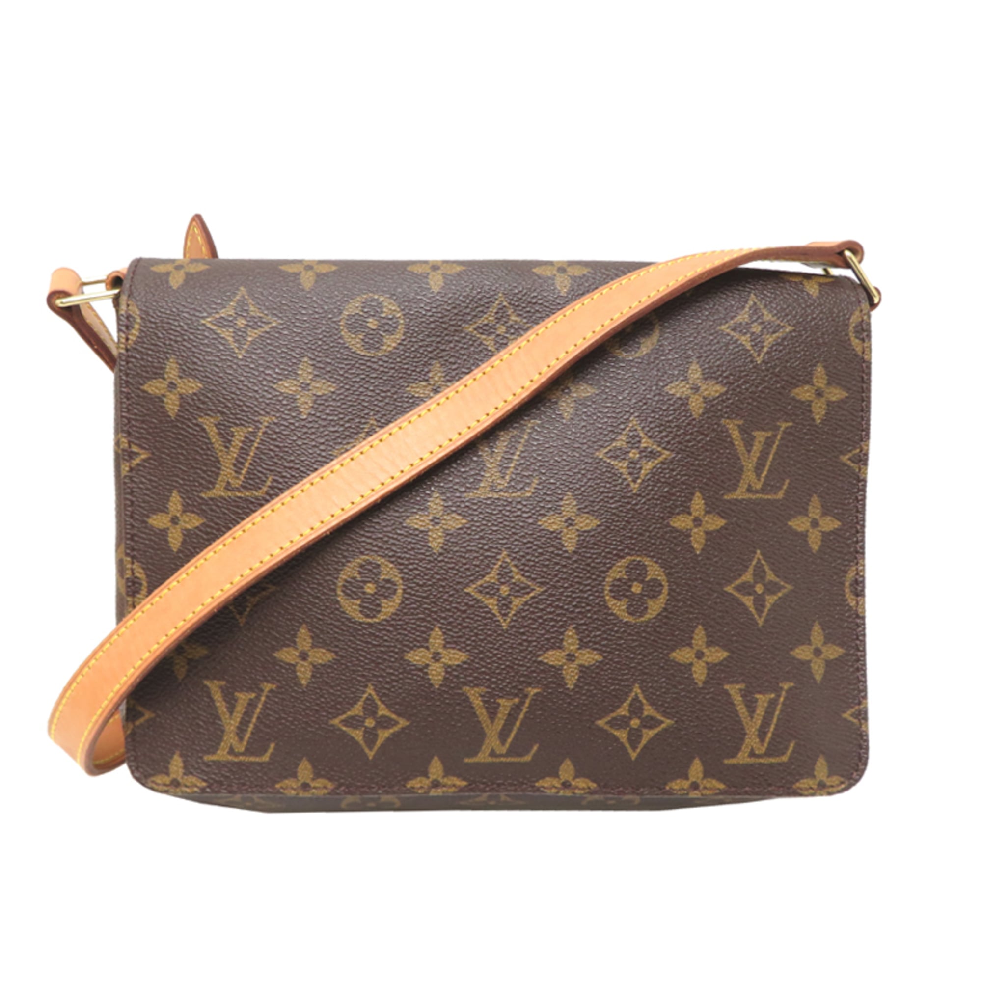 Louis Vuitton Brown Monogram Shoulder Bag (Pre-Owned)