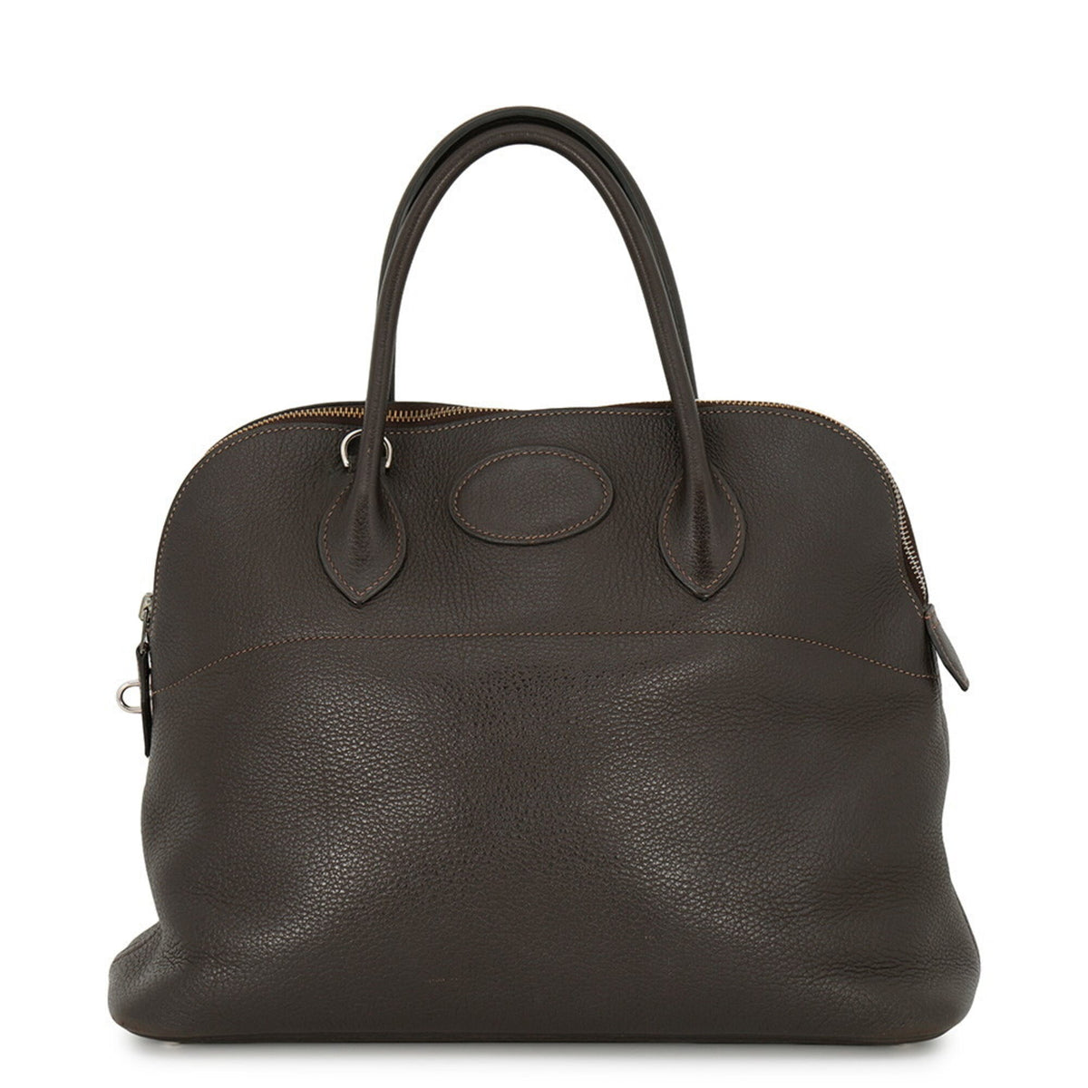 Hermes Cacao Taurillon Clemence Leather Handbag Shoulder Bag (Pre-Owned)