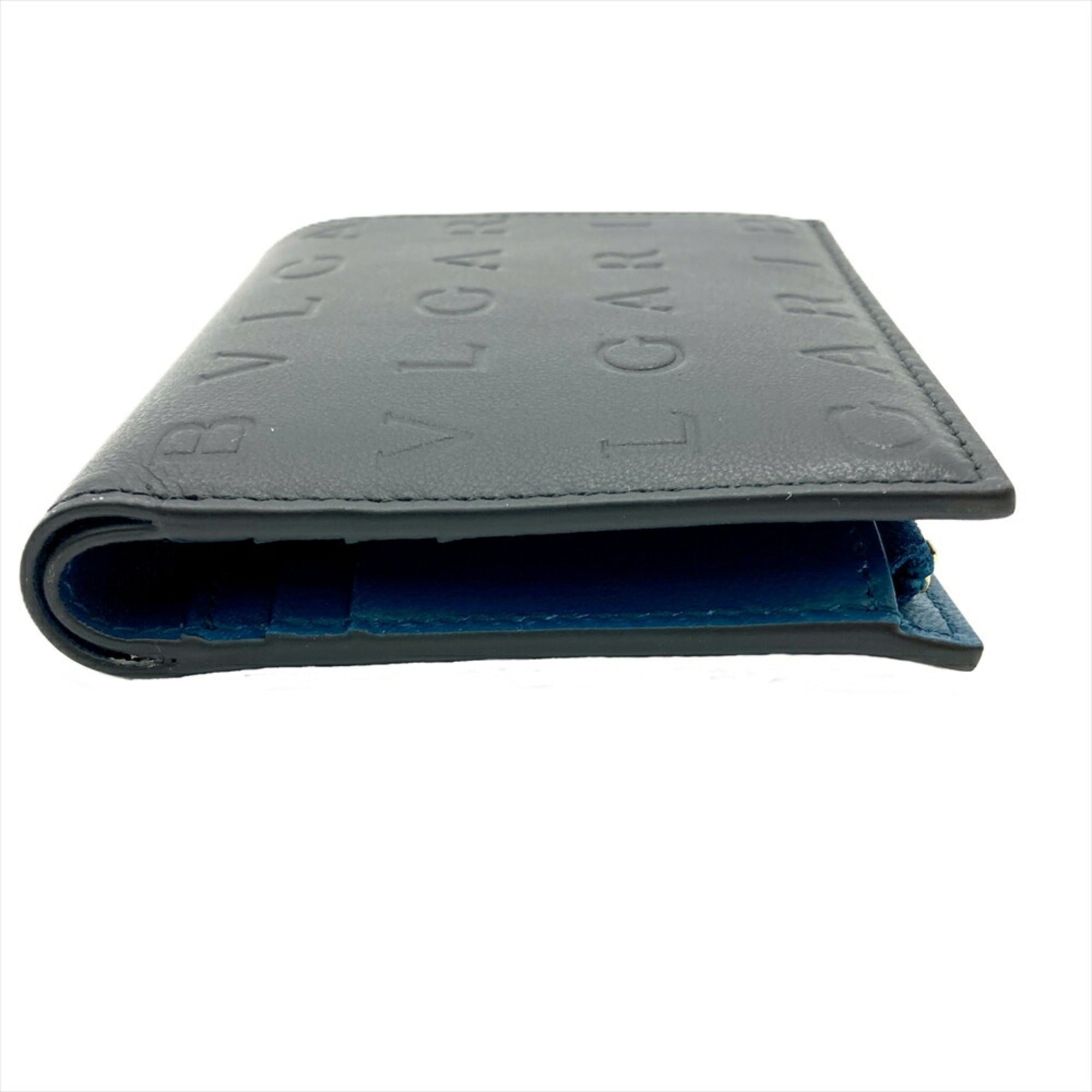 Bvlgari Black Leather Wallet (Bi-Fold) (Pre-Owned)