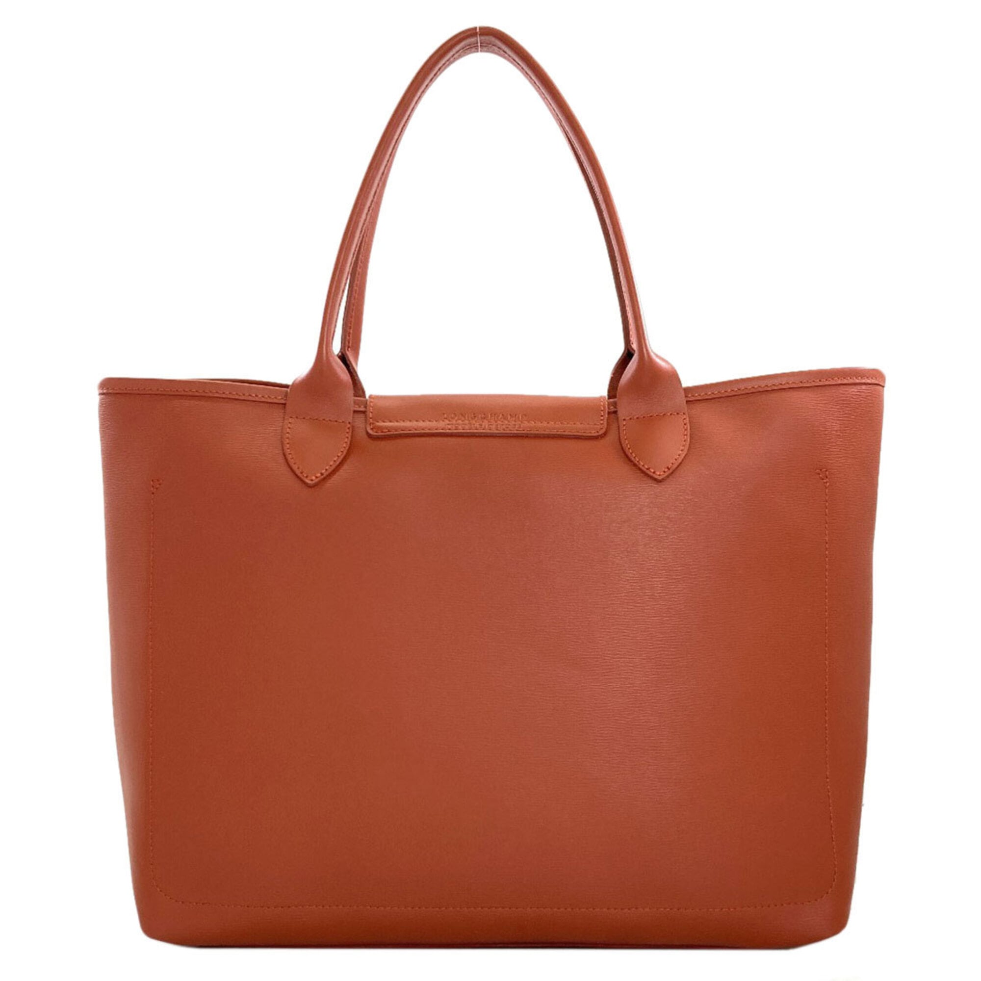 Longchamp Le Pliage Brown Pvc Tote Bag (Pre-Owned)