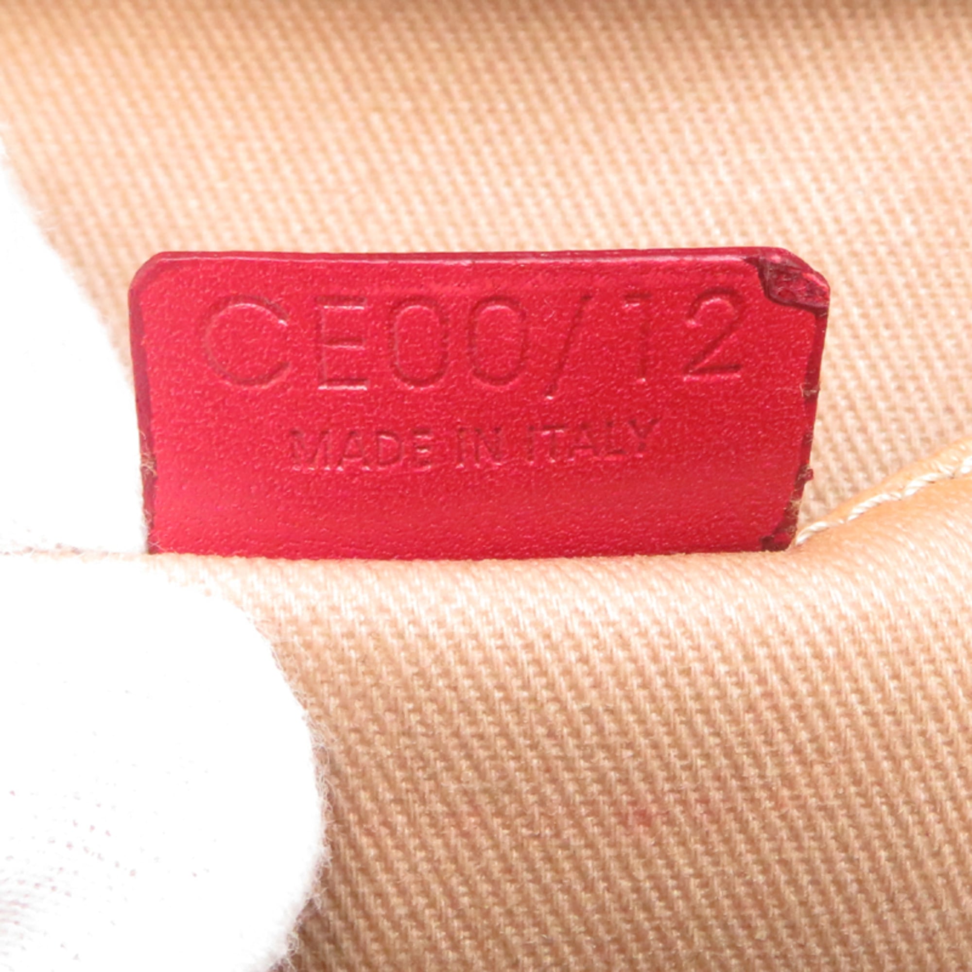 Celine Beige Red Color Handbag (Pre-Owned)