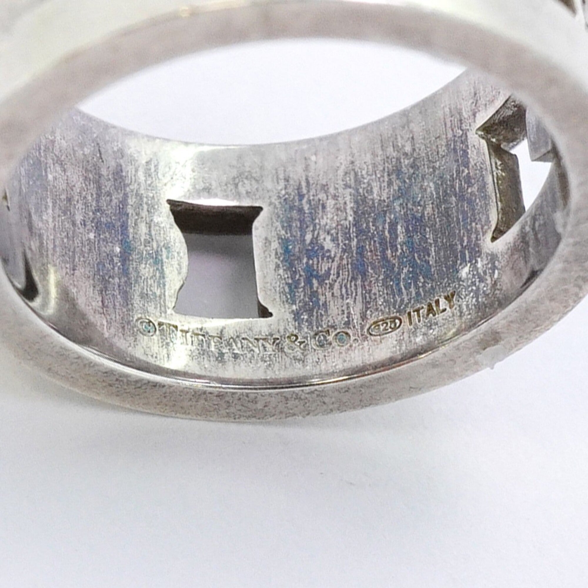 Tiffany Silver 925 Band Ring (Pre-Owned)