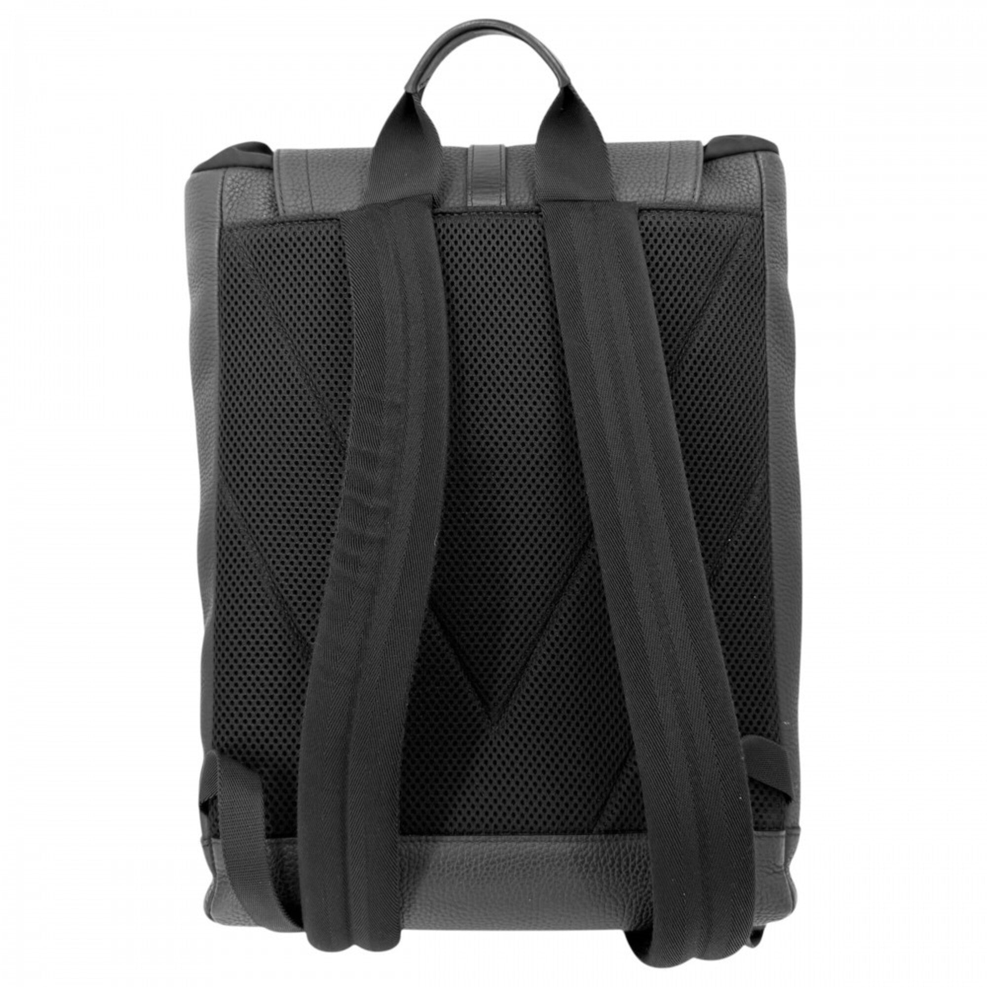 Louis Vuitton Black Leather Backpack (Pre-Owned)