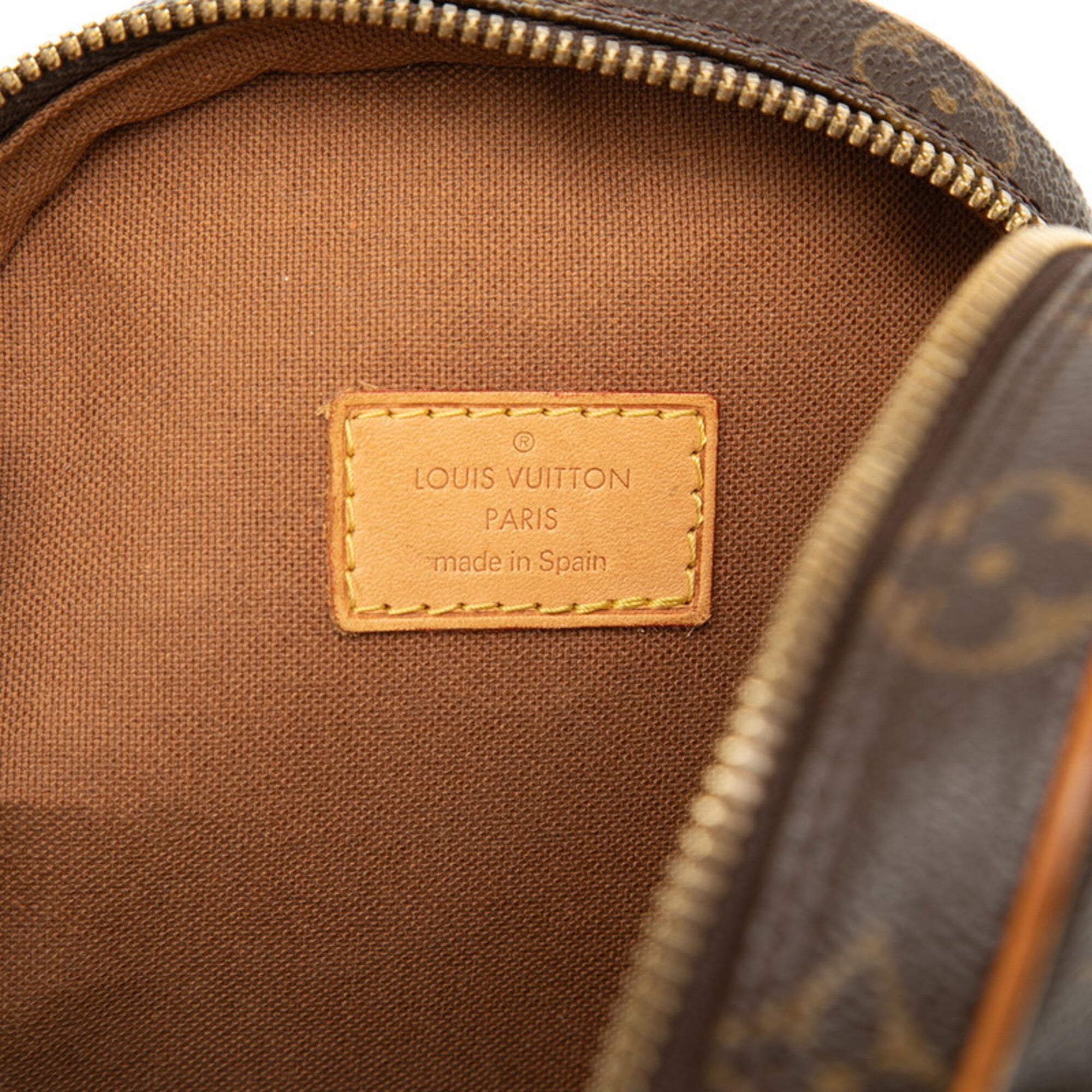 Louis Vuitton Brown Pvc Leather Pochette Sling Bag (Pre-Owned)
