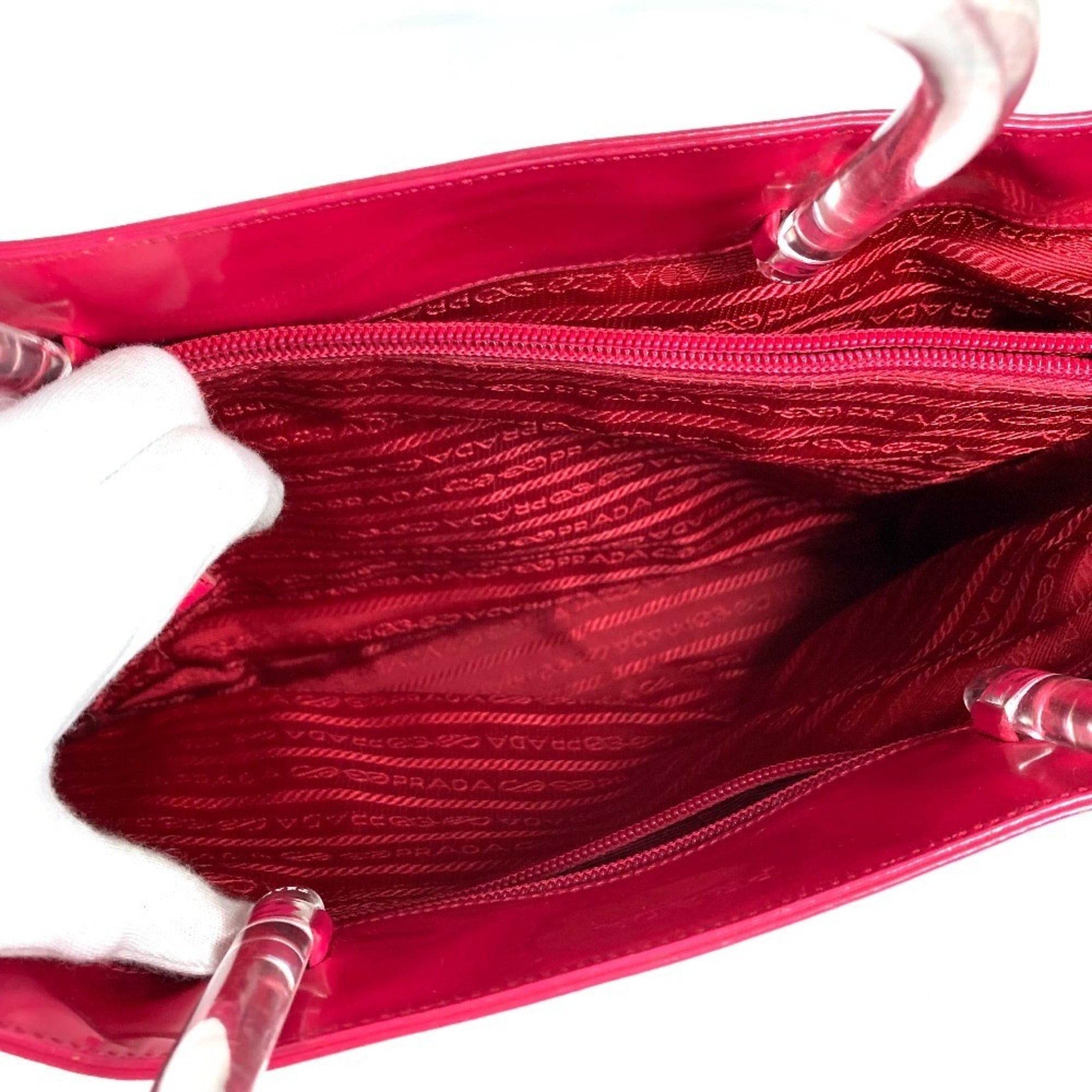 Prada Pink Handbag Tote Bag (Pre-Owned)