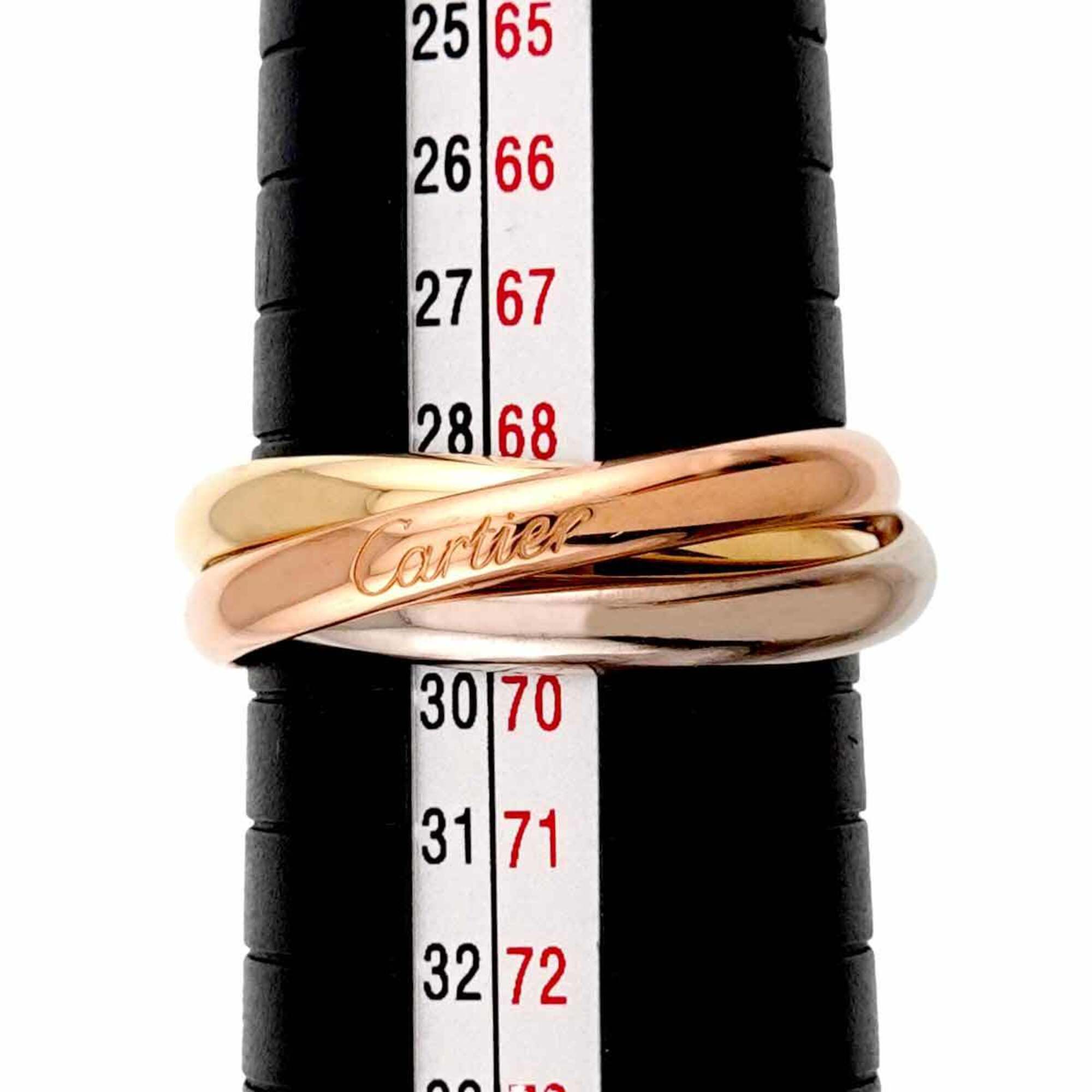 Cartier Pink Gold White Gold Yellow Gold Yellow Gold (18K) Pink Gold (18K) White Gold (18K) Band Ring (Pre-Owned)