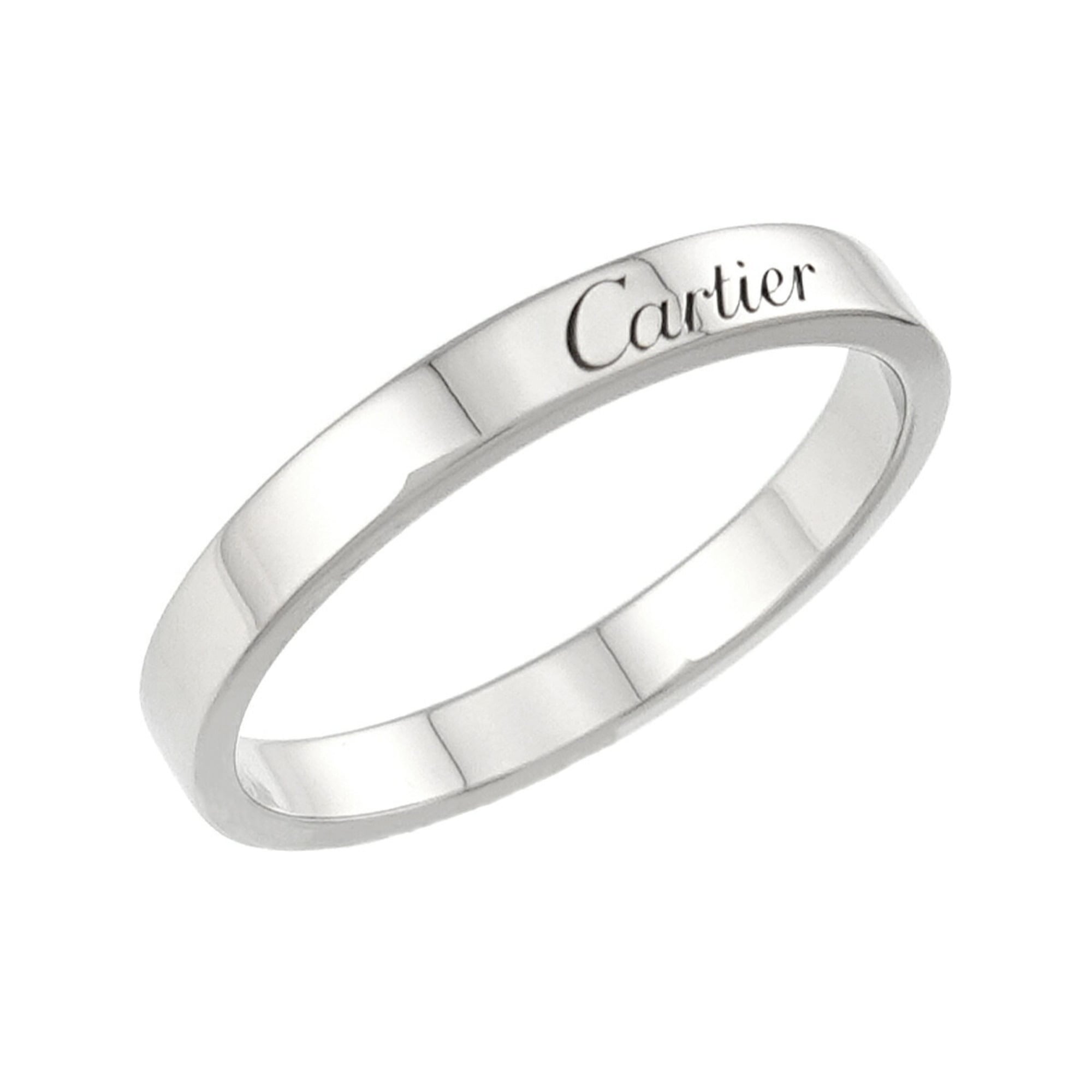 Cartier Platinum 950 Band Ring (Pre-Owned)