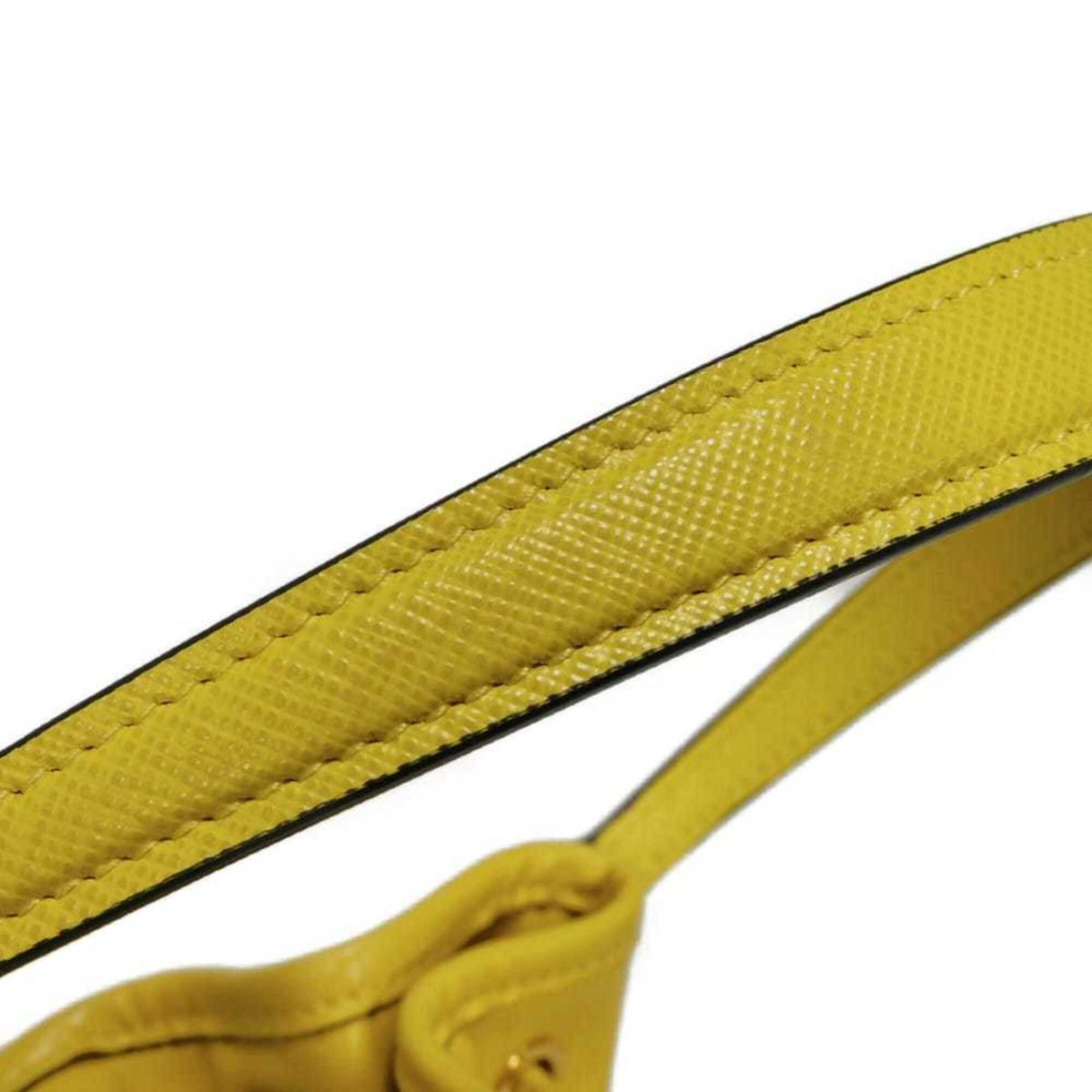 Prada Yellow Leather Handbag (Pre-Owned)