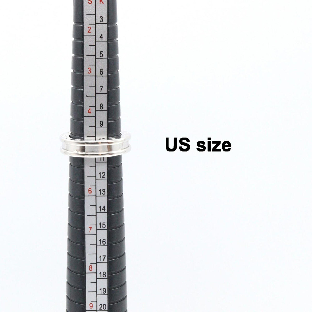 Bvlgari Silver White Gold (18K) Band Ring (Pre-Owned)