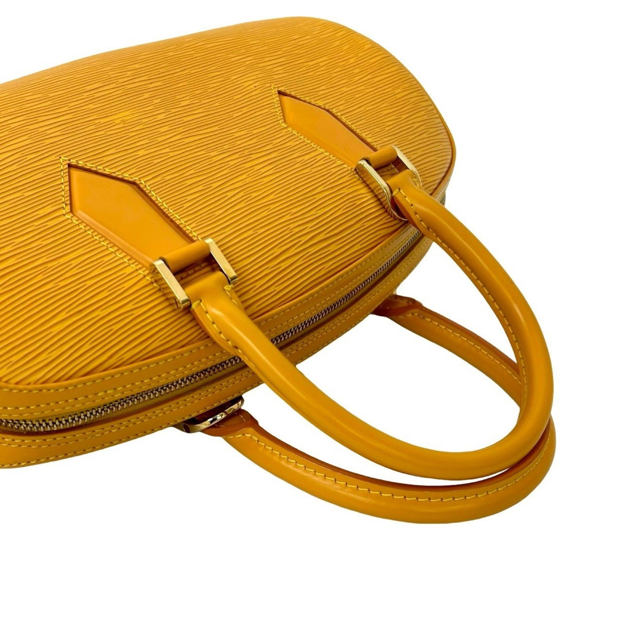 Louis Vuitton Yellow Epi Leather Boston Bag Handbag (Pre-Owned)