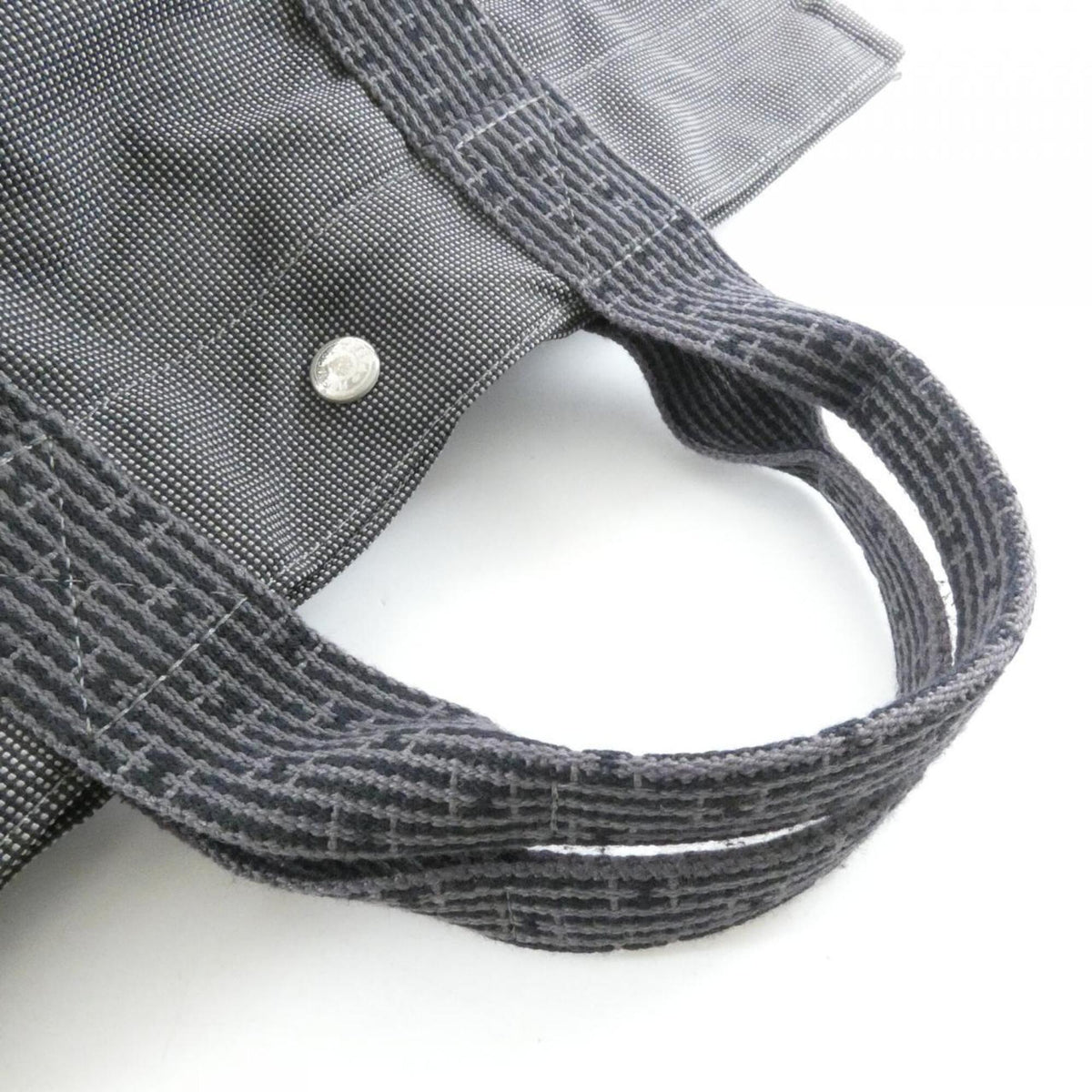 Hermes Black Canvas Handbag (Pre-Owned)