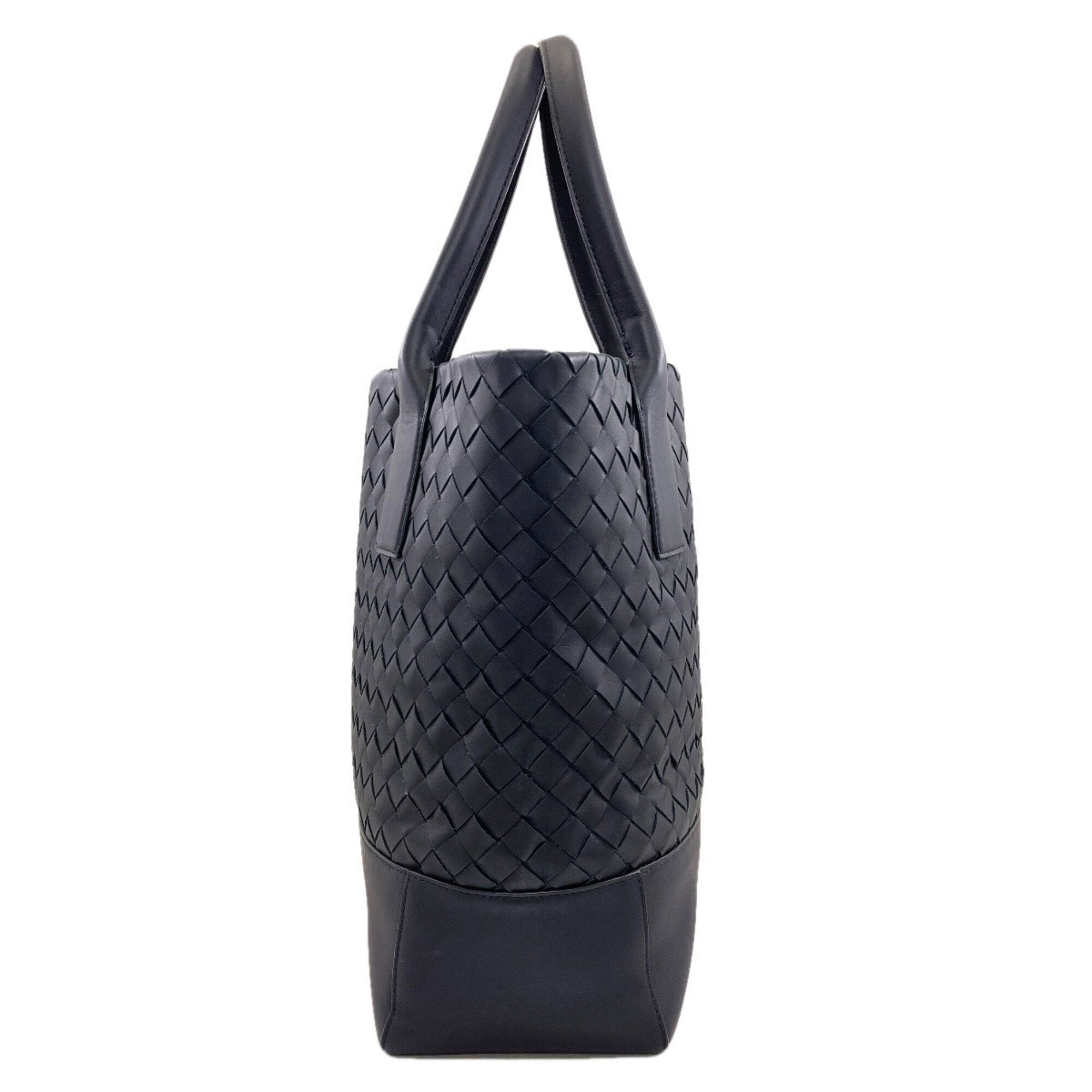 Bottega Veneta Black Leather Tote Bag (Pre-Owned)