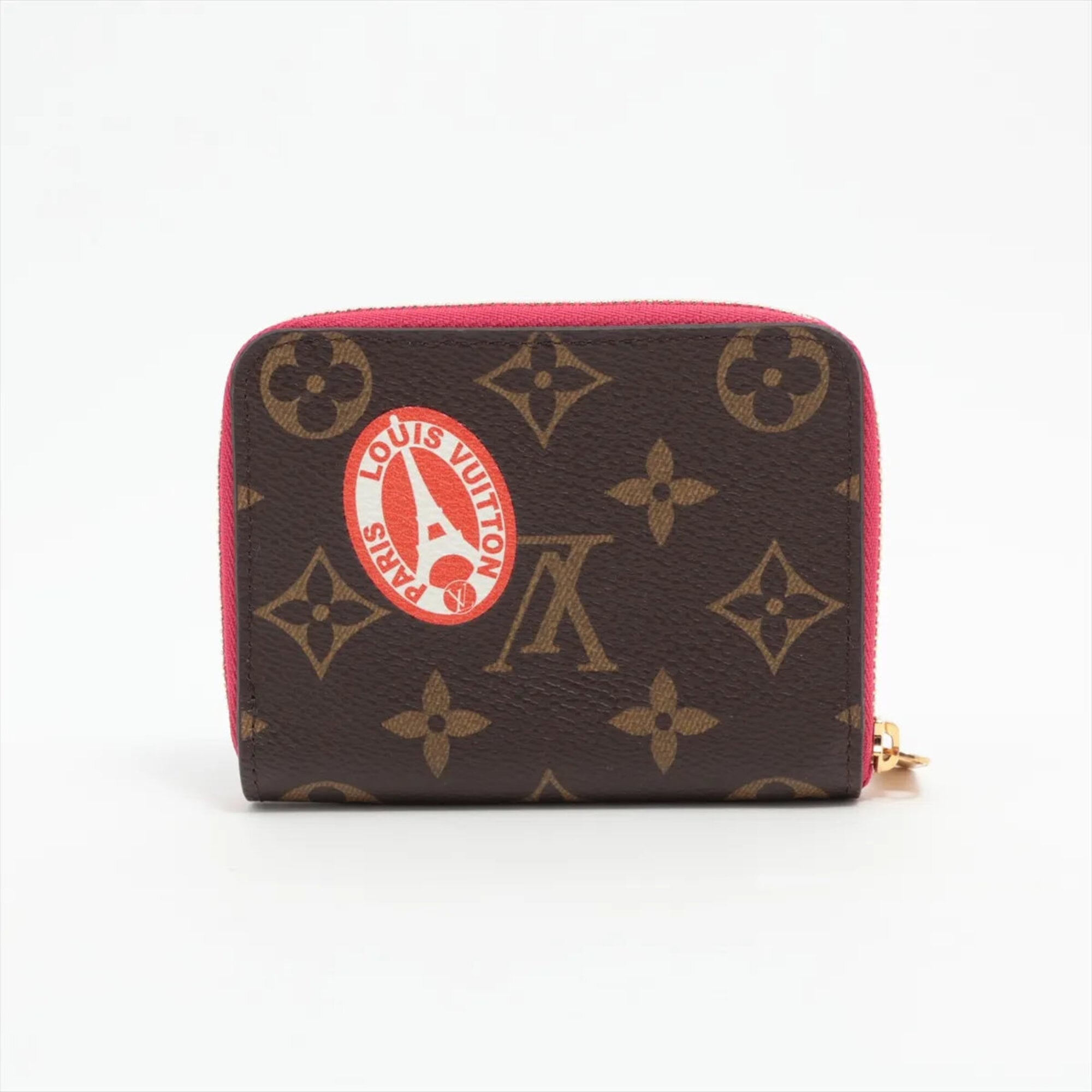 Louis Vuitton Monogram Brown Monogram Pink Monogram Coin Purse/Coin Case (Pre-Owned)