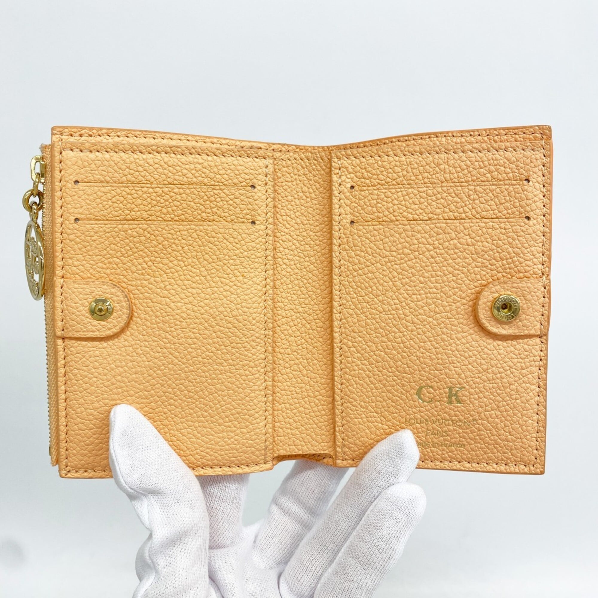 Louis Vuitton Peach Wallet (Bi-Fold) (Pre-Owned)