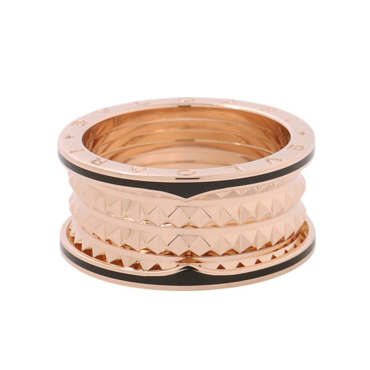 Bvlgari Pink Gold (18K) Ceramic Band Ring (Pre-Owned)