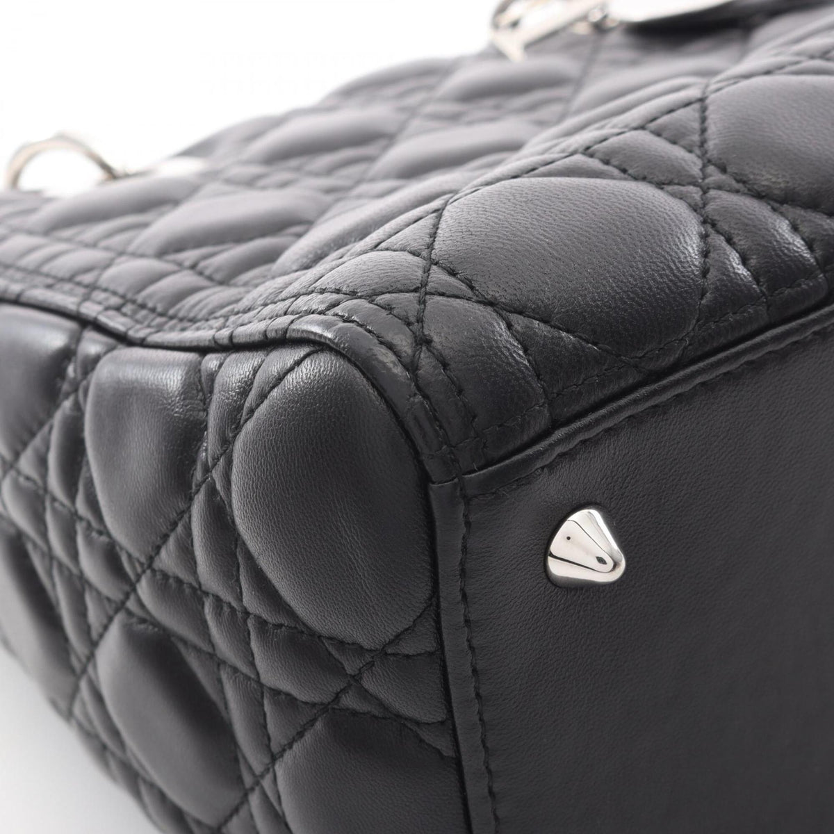 Christian Dior Black Leather Handbag (Pre-Owned)