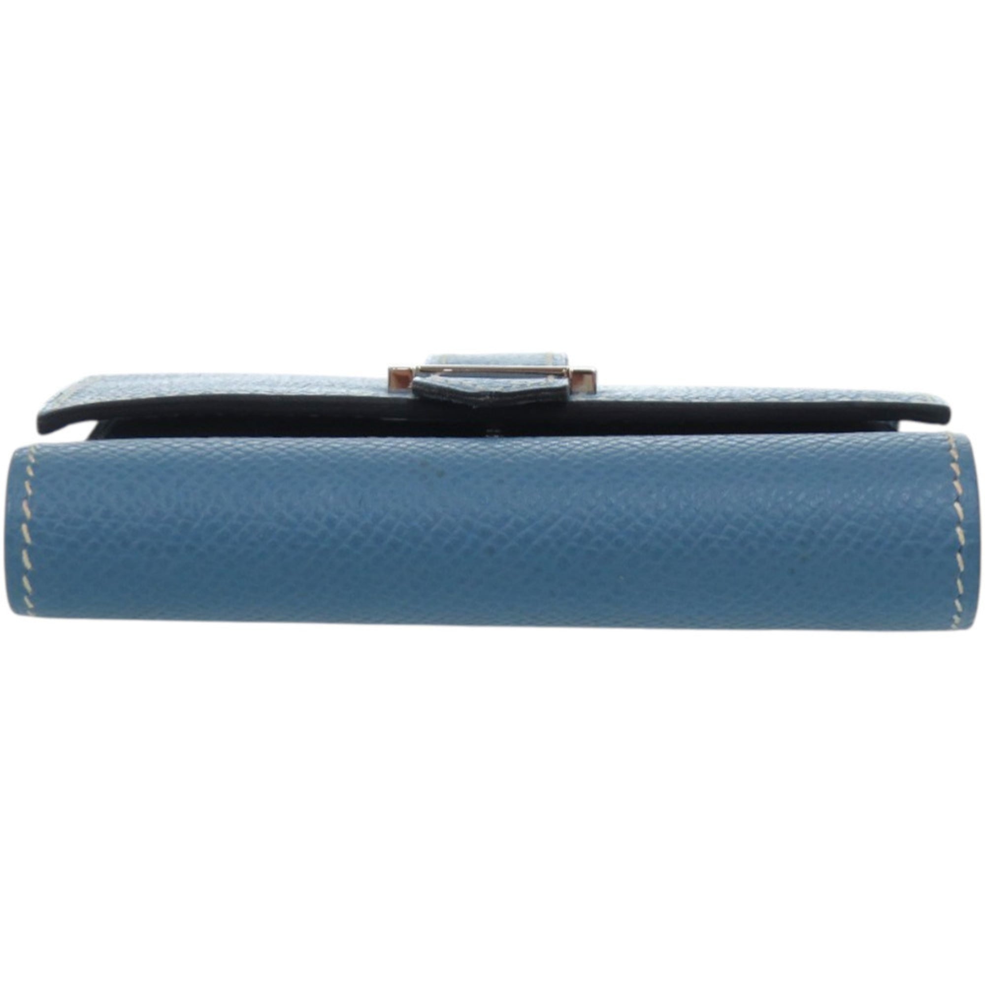 Hermes Blue Jean Epsom Leather Wallet (Bi-Fold) (Pre-Owned)