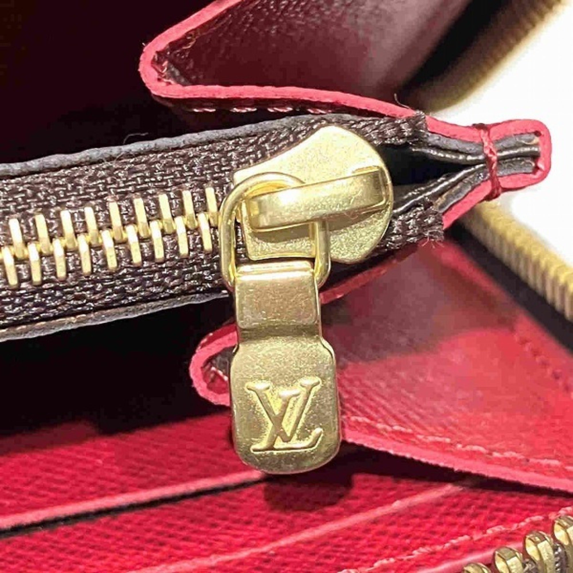 Louis Vuitton Monogram Brown Pink Monogram Long Wallet (Bi-Fold) (Pre-Owned)