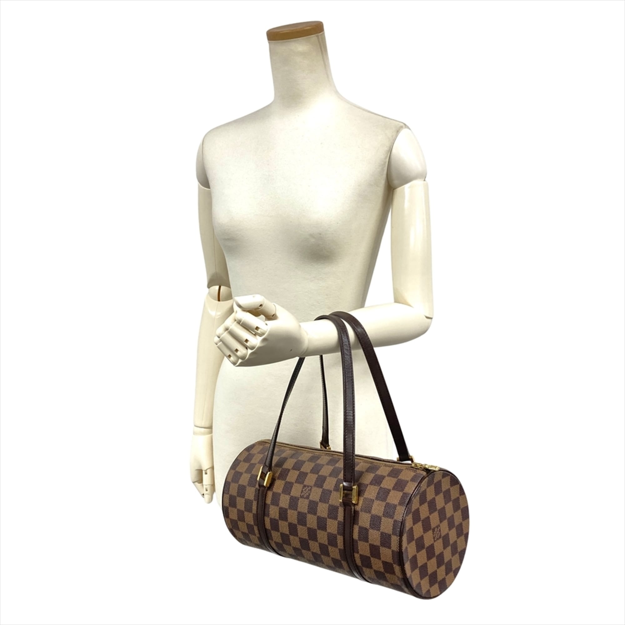 Louis Vuitton Brown Damier Canvas Shoulder Bag (Pre-Owned)