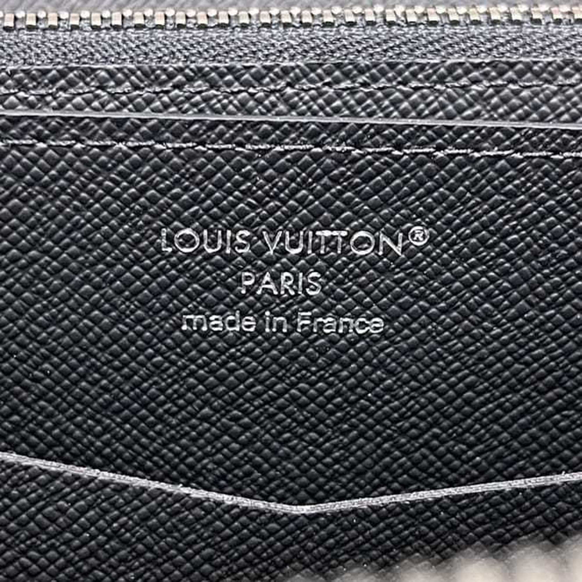 Louis Vuitton Black Monogram Eclipse Monogram Eclipse Long Wallet (Bi-Fold) (Pre-Owned)