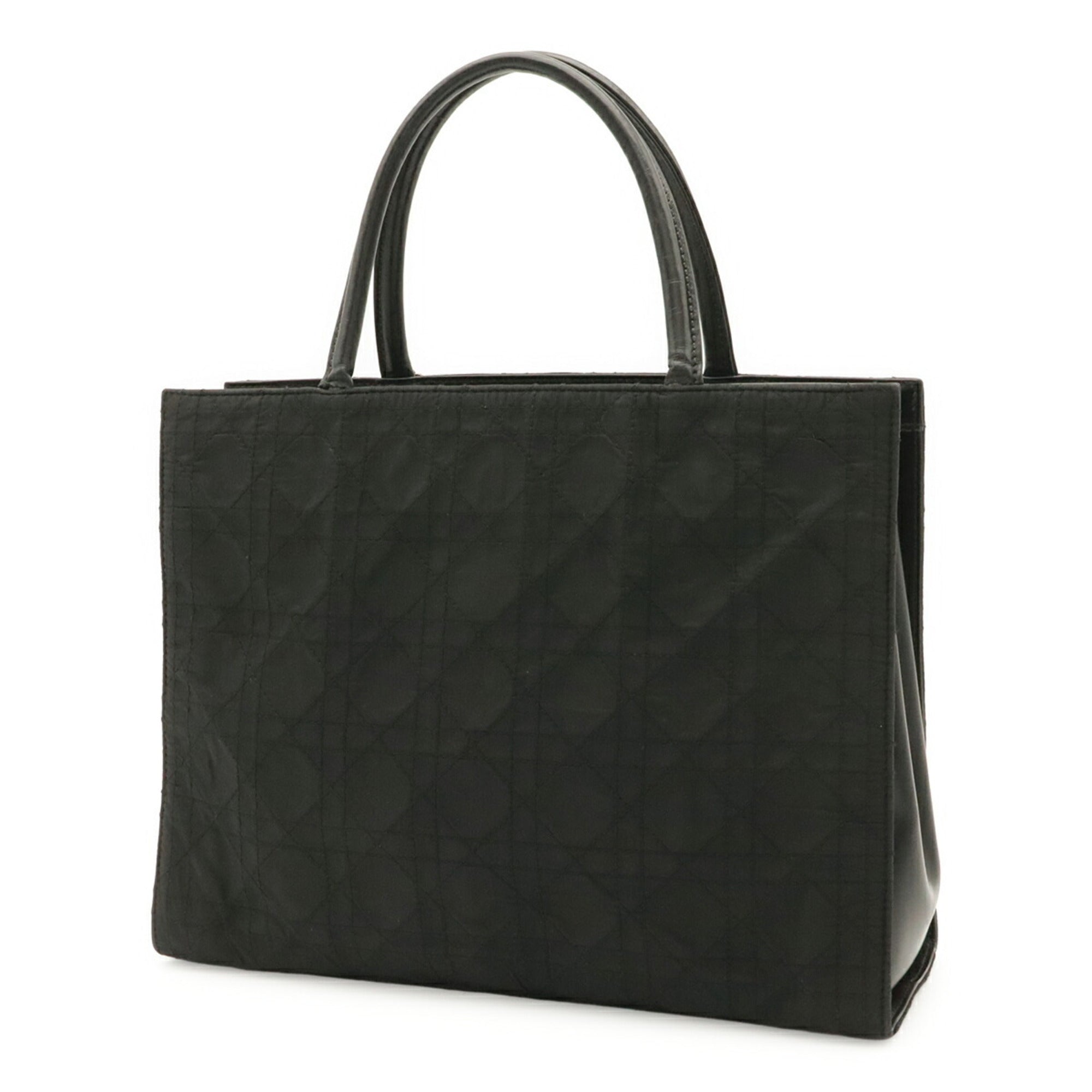 Christian Dior Black Nylon Handbag Tote Bag (Pre-Owned)