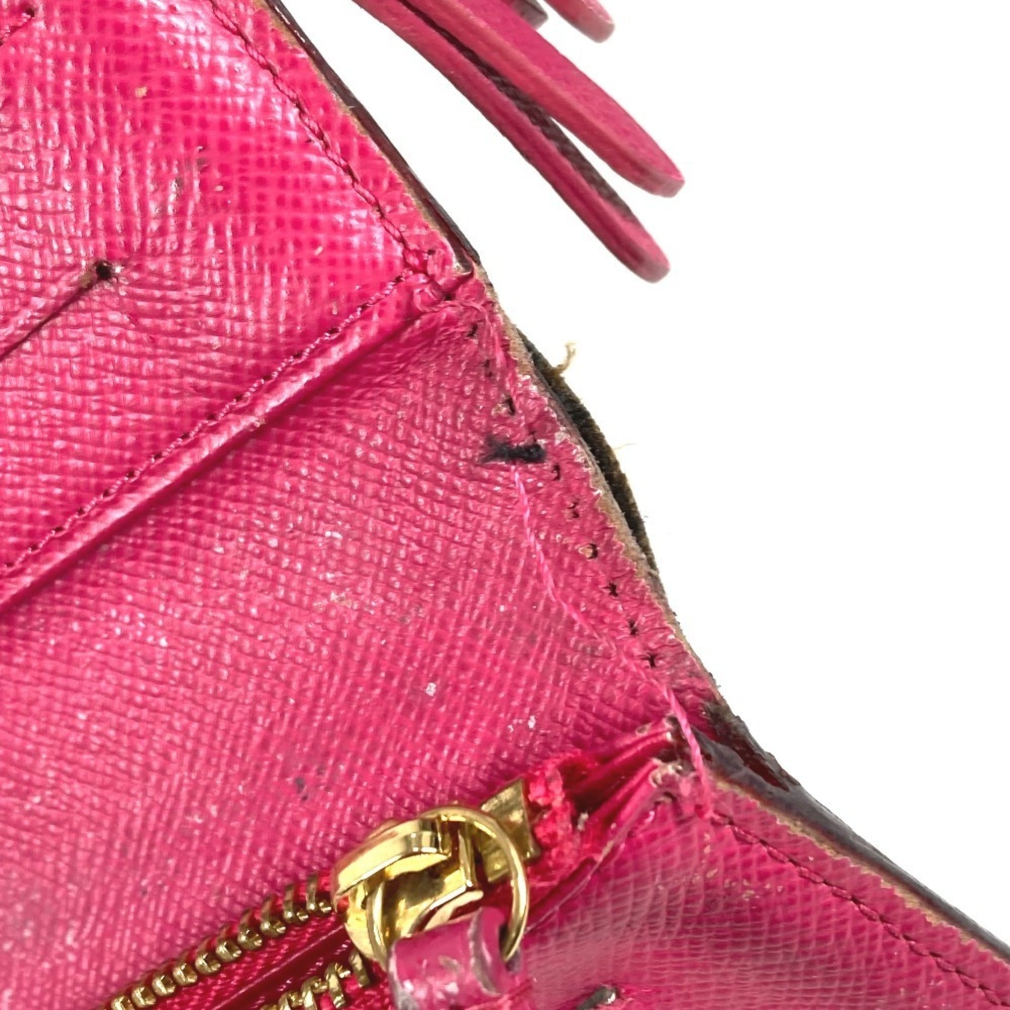 Louis Vuitton Black Pink Monogram Multicolore Long Wallet (Bi-Fold) (Pre-Owned)