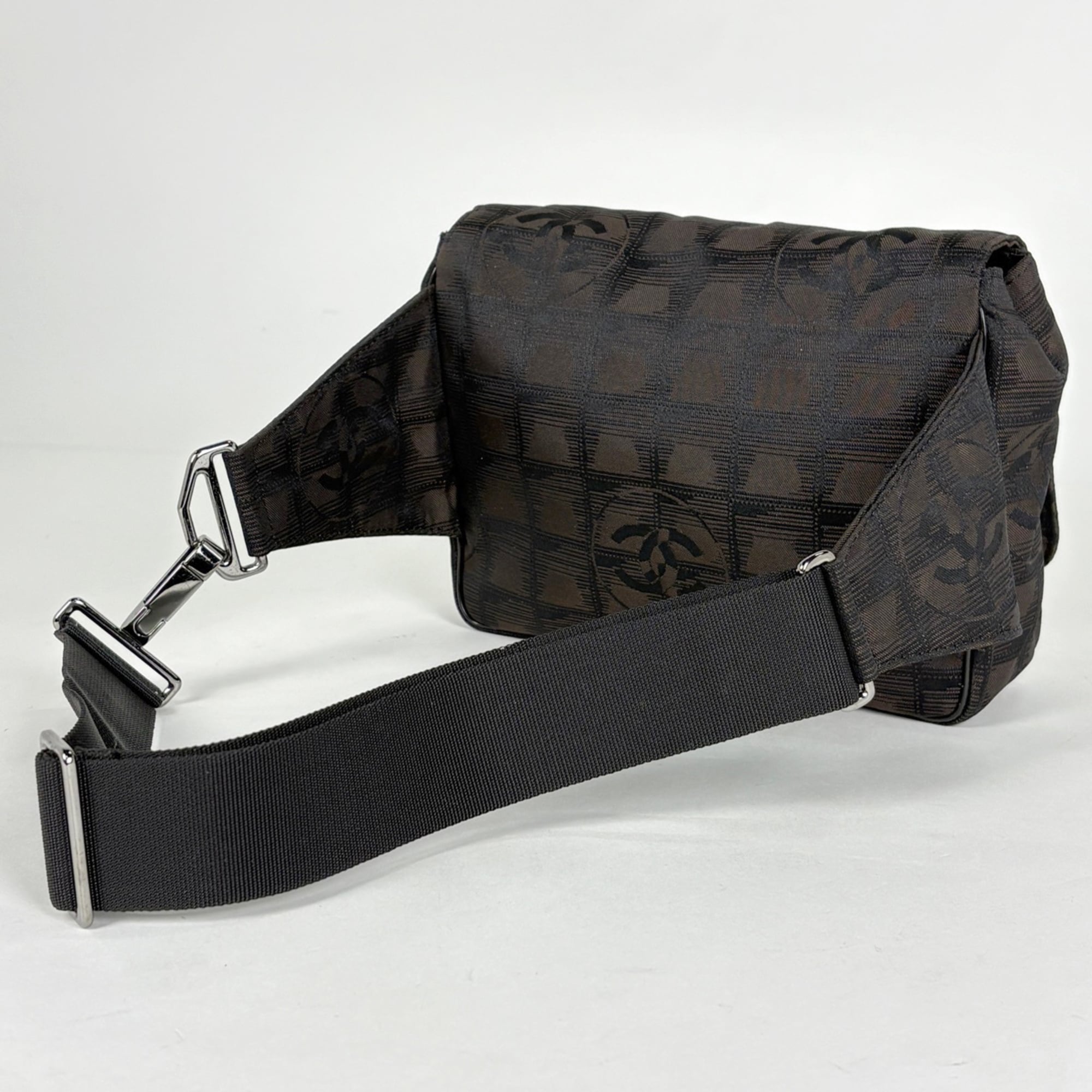 Chanel Dark Brown New Travel Line Fanny Pack (Pre-Owned)