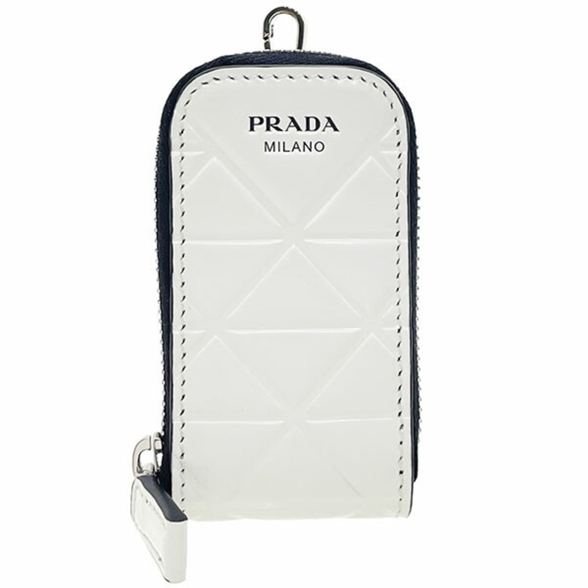 Prada White Leather Pouch (Pre-Owned)