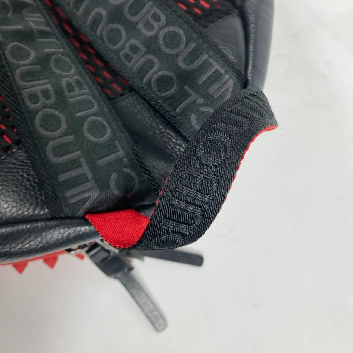 Christian Louboutin Black Leather Backpack (Pre-Owned)