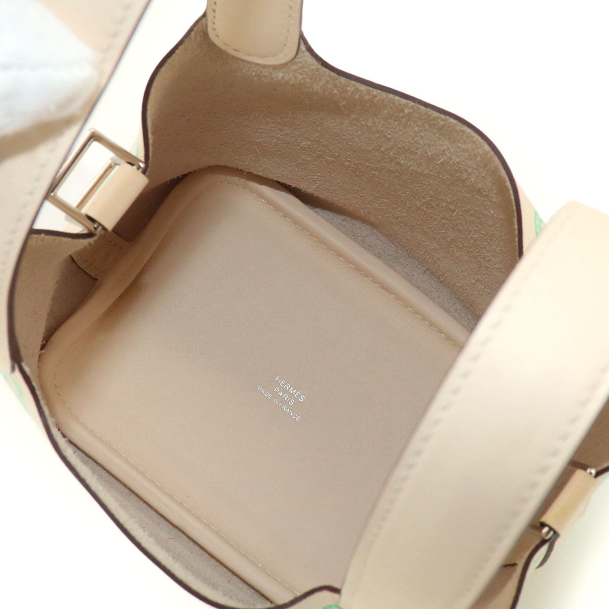 Hermes Vert Swift Leather Handbag (Pre-Owned)