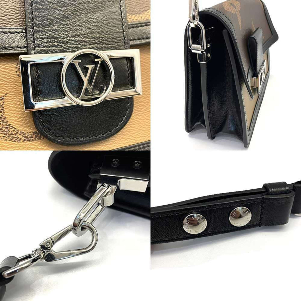 Louis Vuitton Brown Monogram Reverse Shoulder Bag (Pre-Owned)