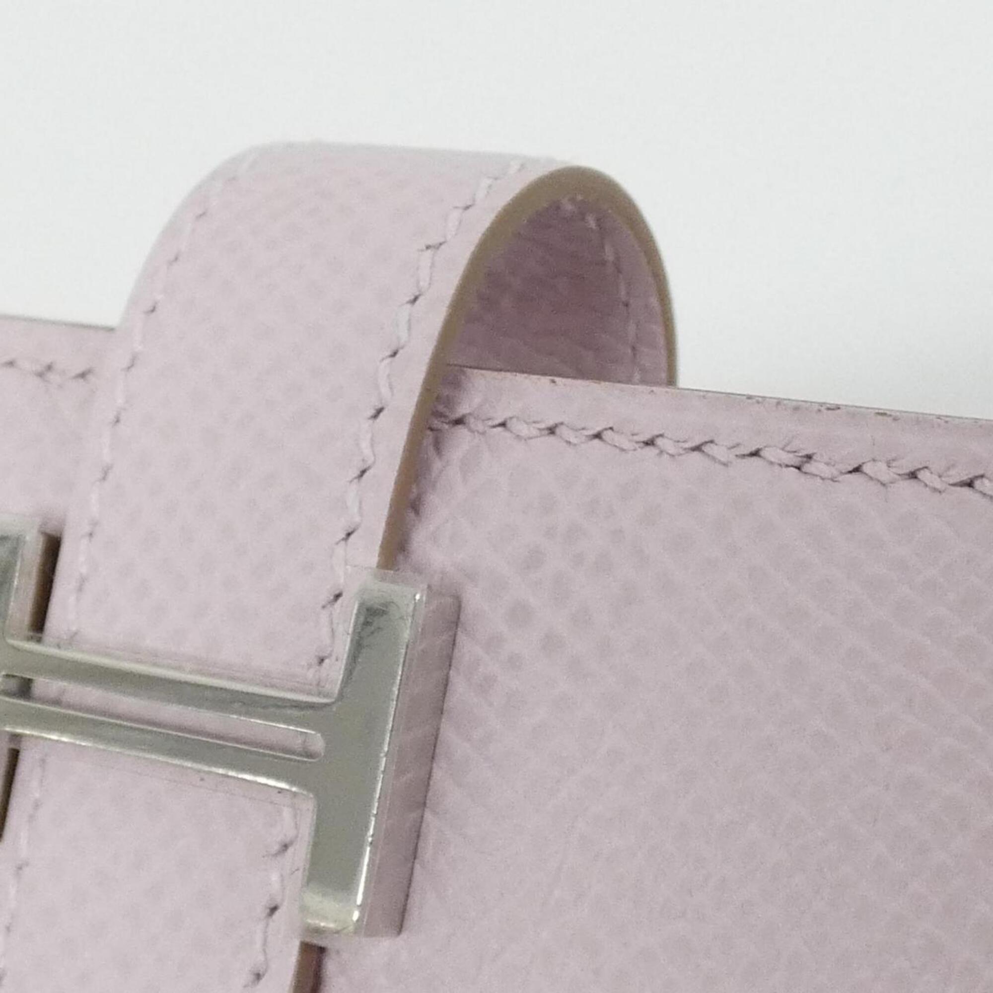 Hermes Light Pink Epsom Leather Wallet (Bi-Fold) (Pre-Owned)
