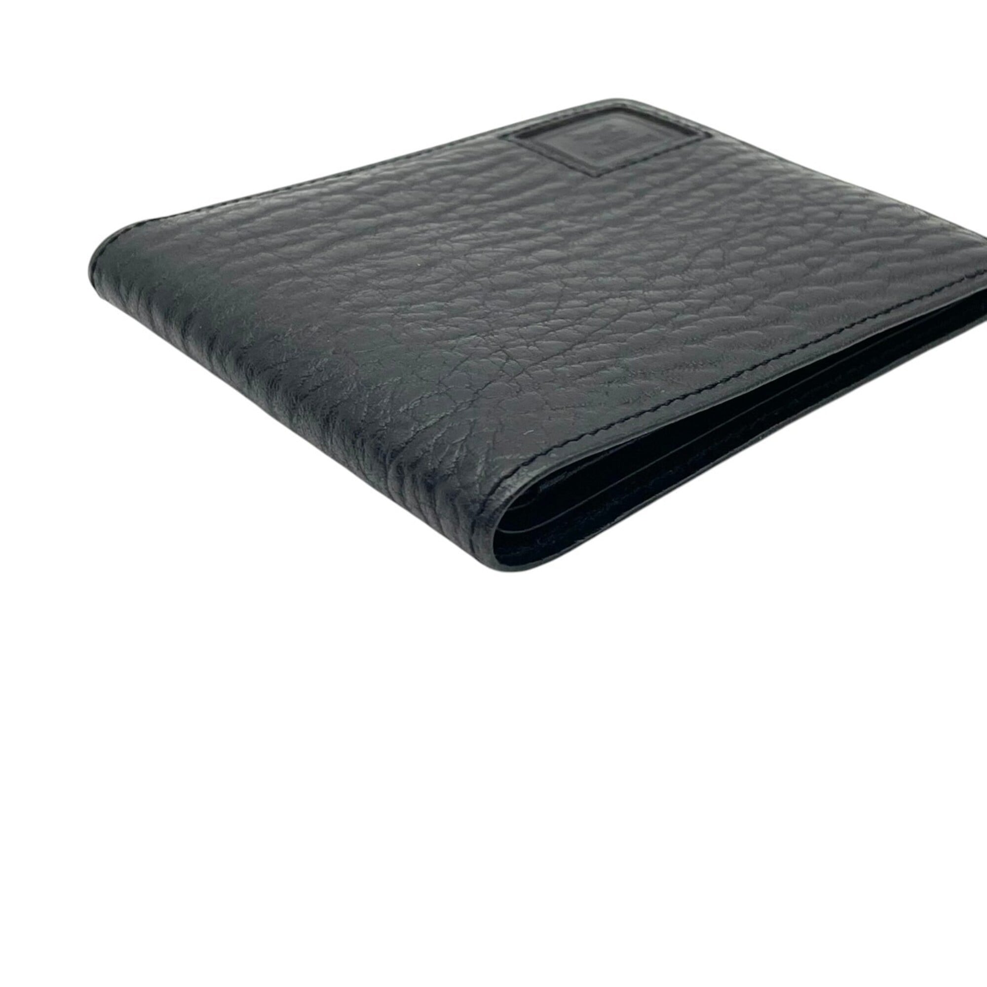 Burberry Black Leather Wallet (Bi-Fold) (Pre-Owned)