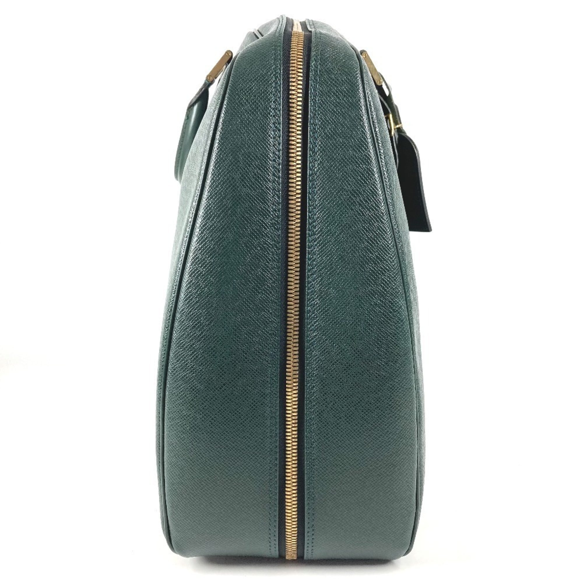 Louis Vuitton Taiga Episea Green Taiga Leather Boston Bag (Pre-Owned)