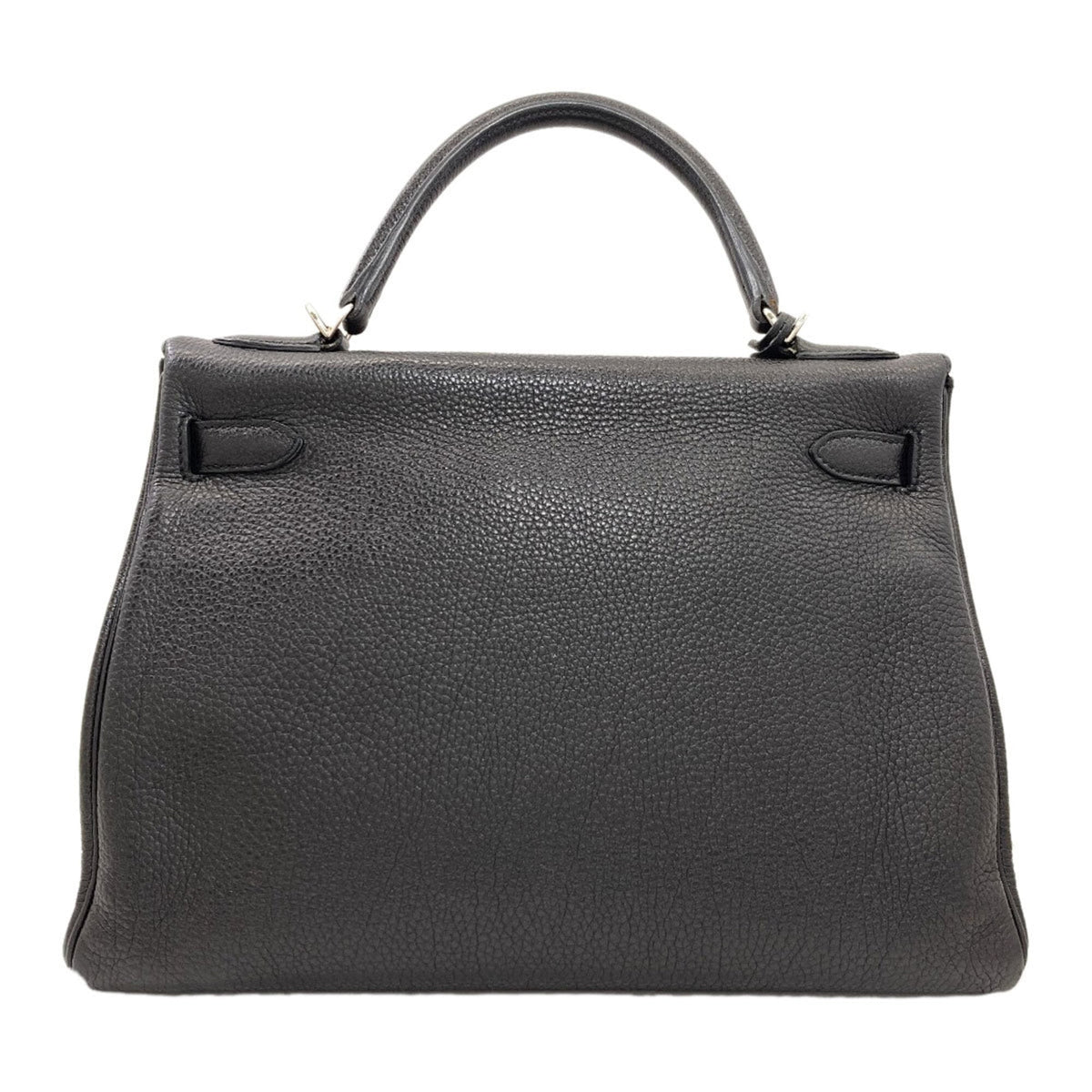 Hermes Kelly Black Togo Leather Handbag (Pre-Owned)