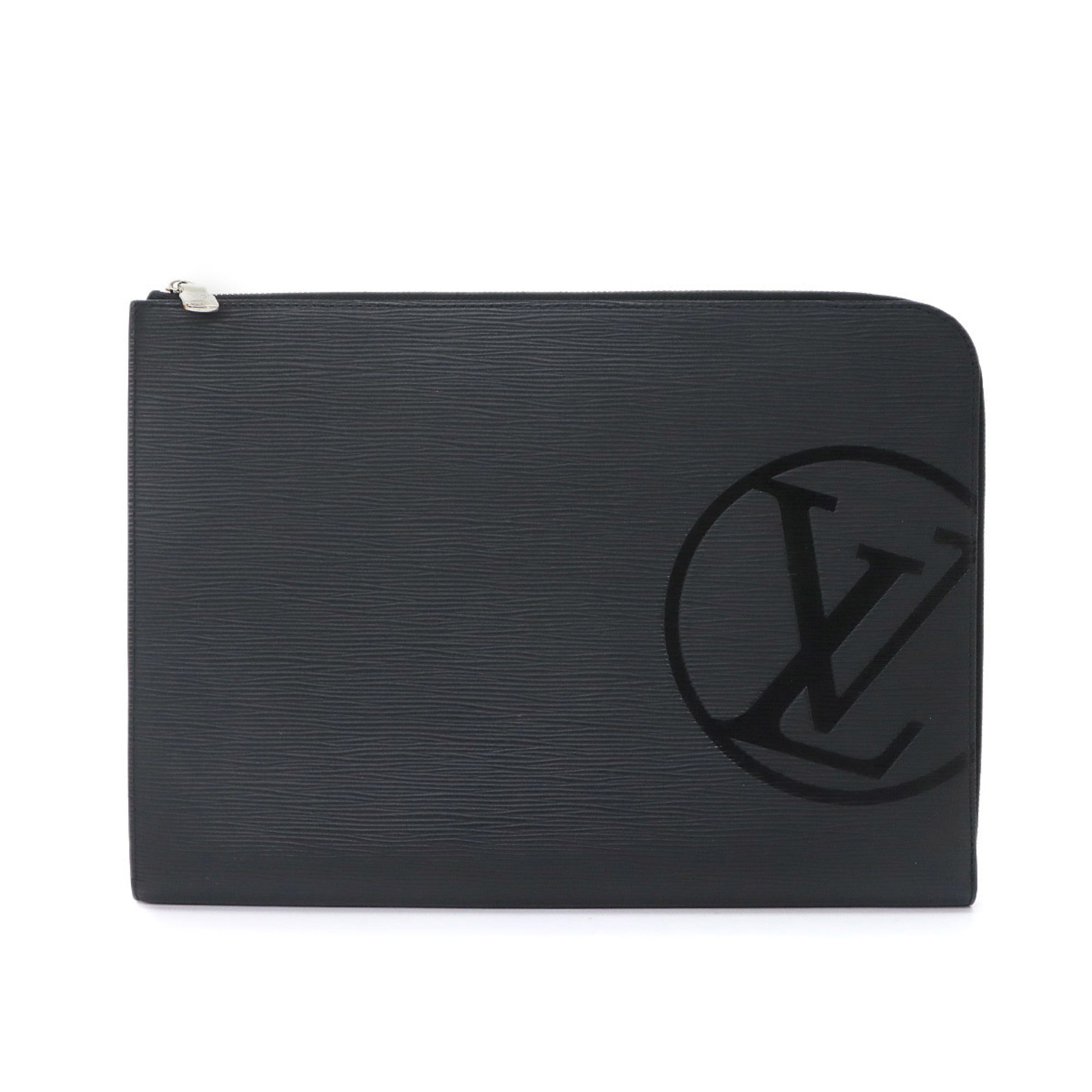Louis Vuitton Noir Epi Leather Clutch Bag Pochette (Pre-Owned)