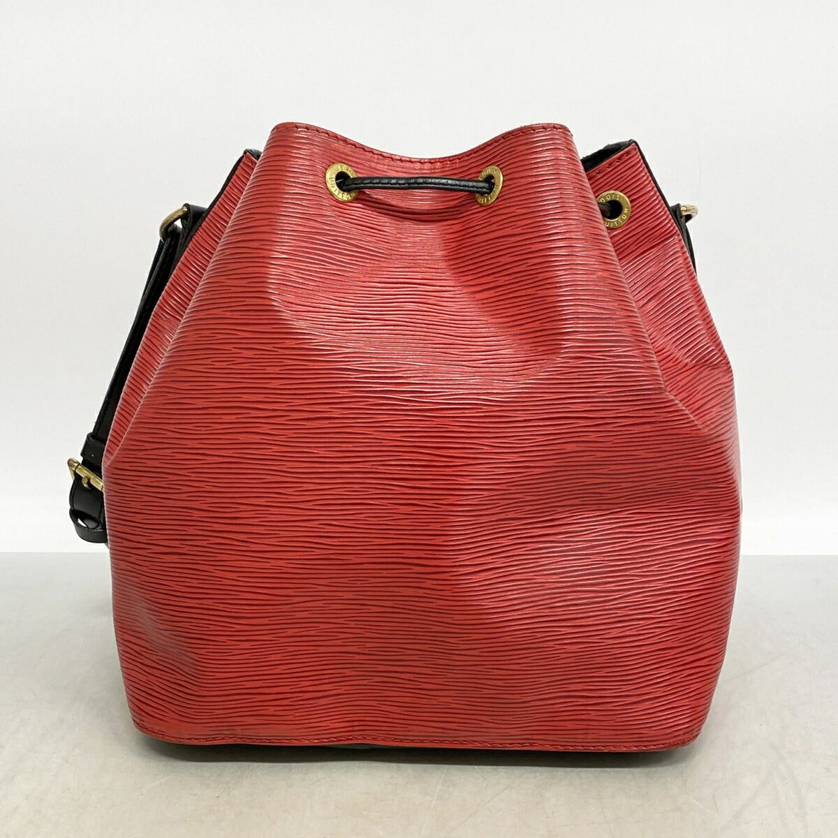 Louis Vuitton Castilian Red Noir Shoulder Bag (Pre-Owned)