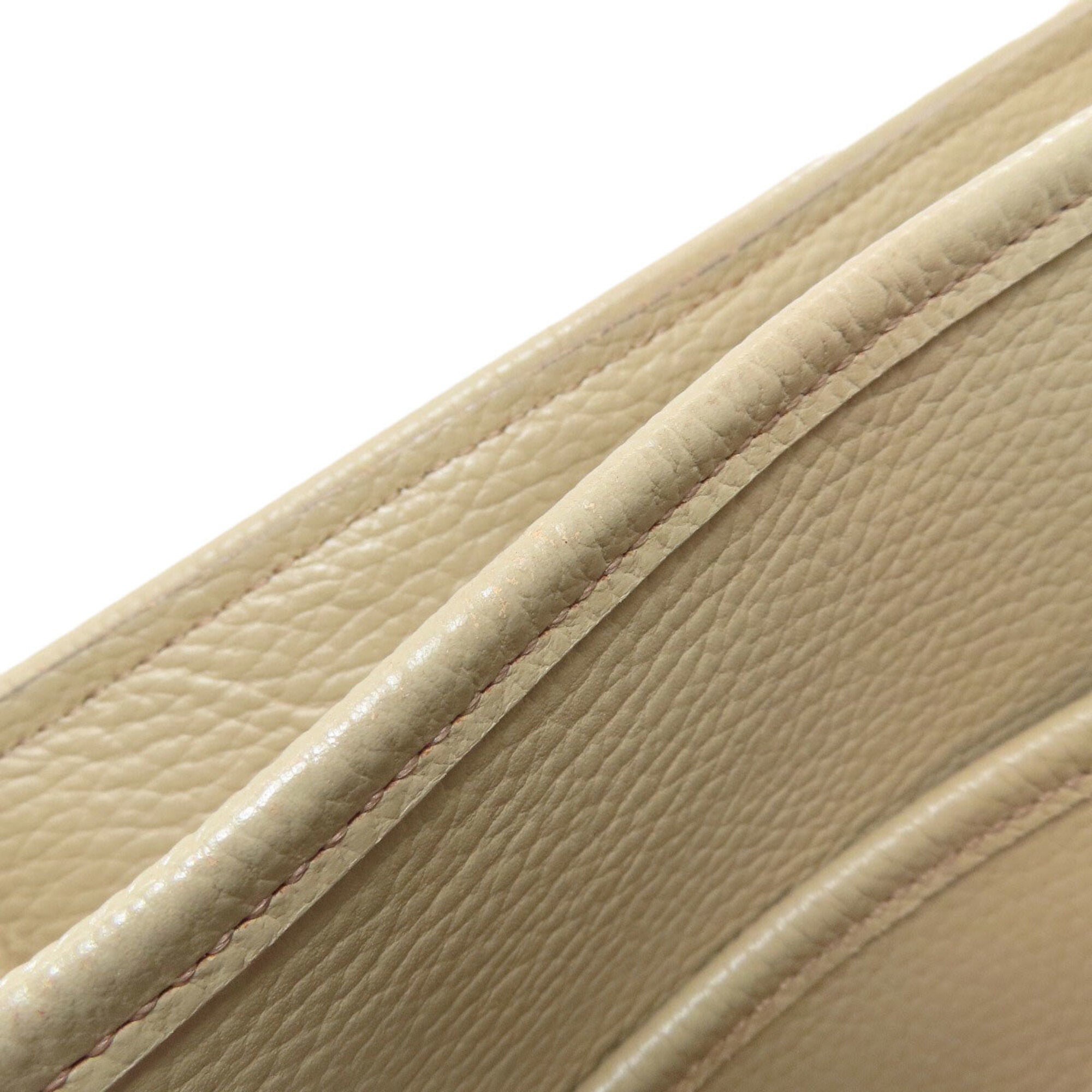 Burberry Beige Leather Shoulder Bag (Pre-Owned)