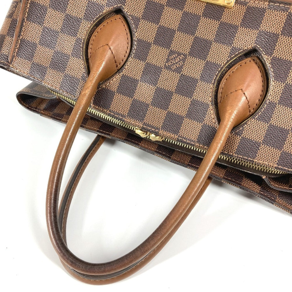 Louis Vuitton Damier Brown Damier Canvas Handbag Tote Bag (Pre-Owned)