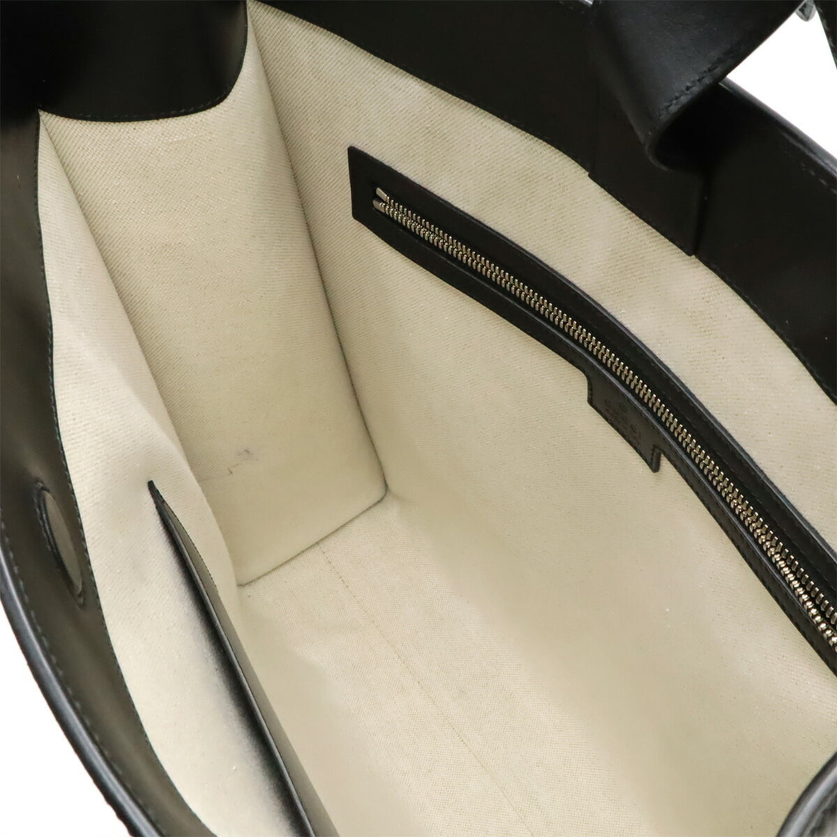 Gucci Black Leather Tote Bag (Pre-Owned)