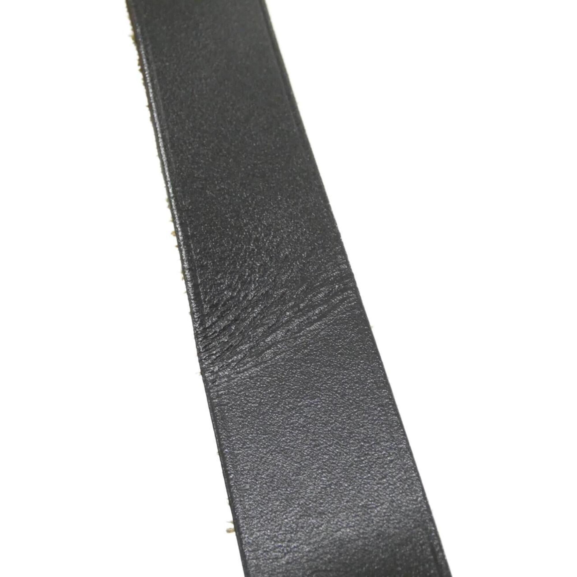 Hermes Black Leather Shoulder Bag (Pre-Owned)