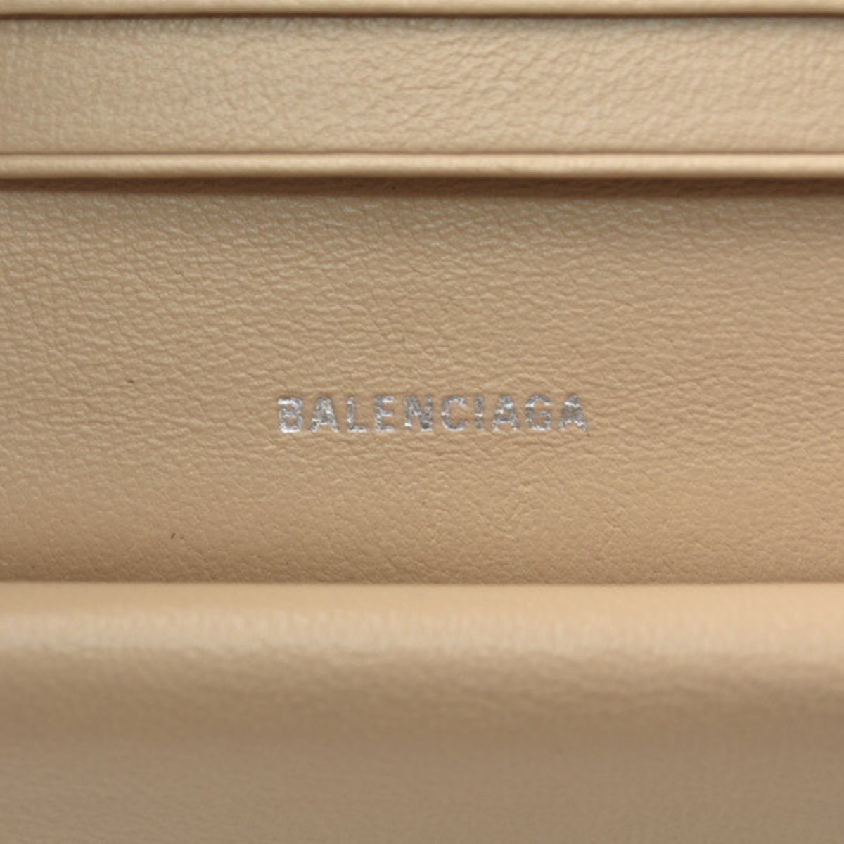 Balenciaga Light Beige Leather Wallet (Bi-Fold) (Pre-Owned)