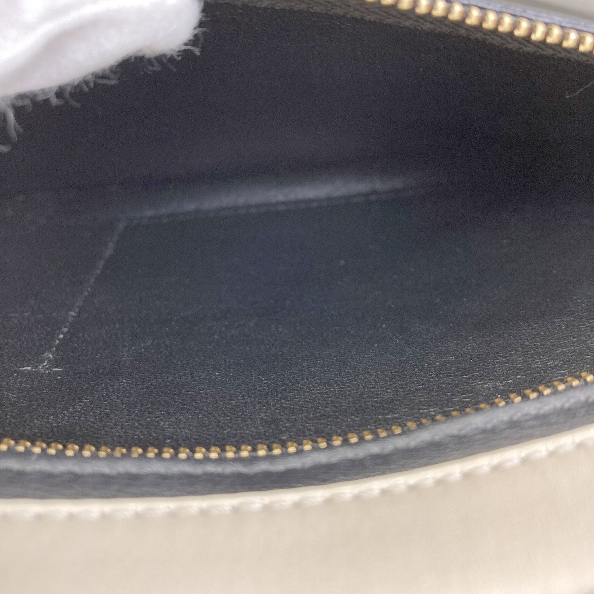 Celine Trapeze Black White Leather Handbag (Pre-Owned)