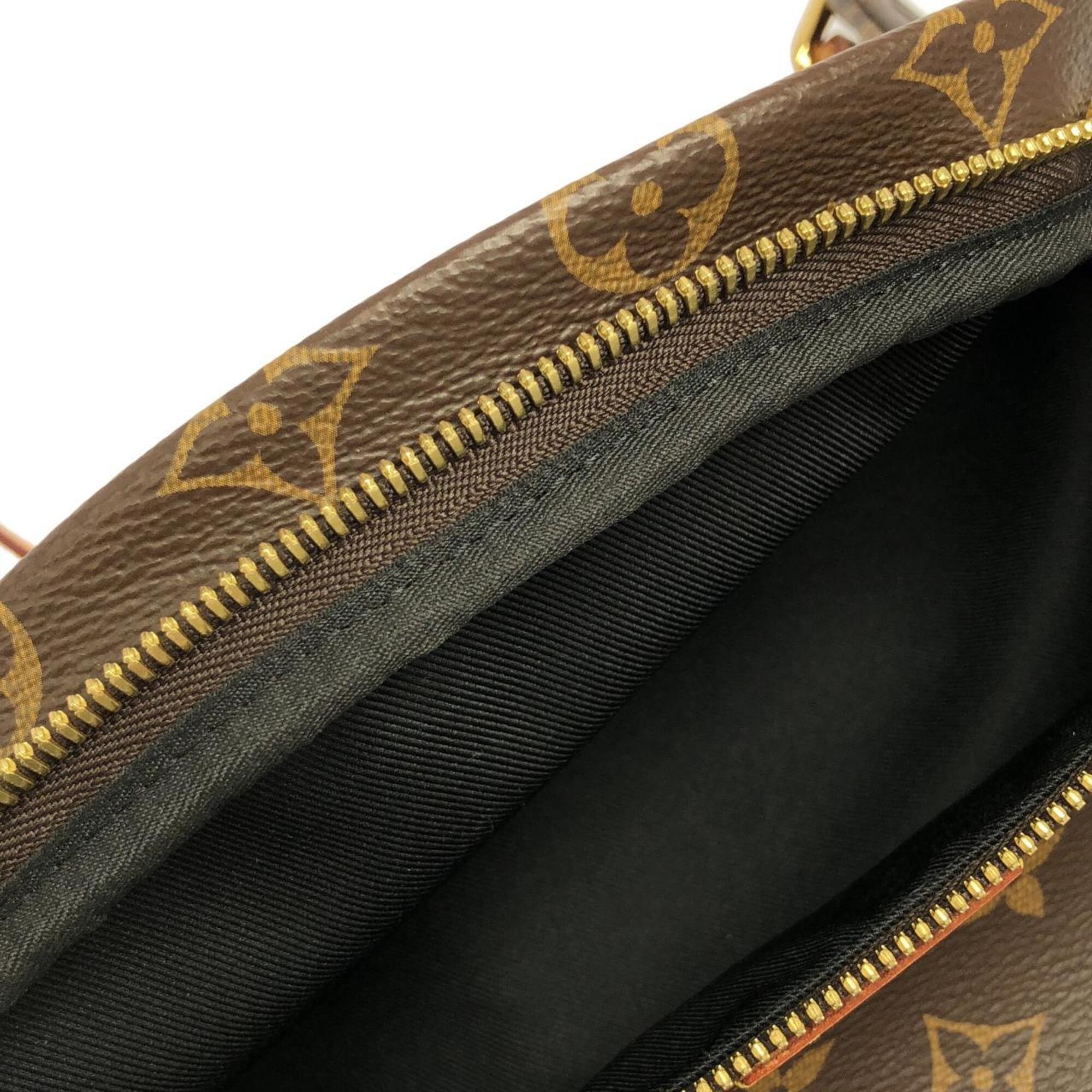 Louis Vuitton Marron Monogram Coated Canvas Shoulder Bag (Pre-Owned)