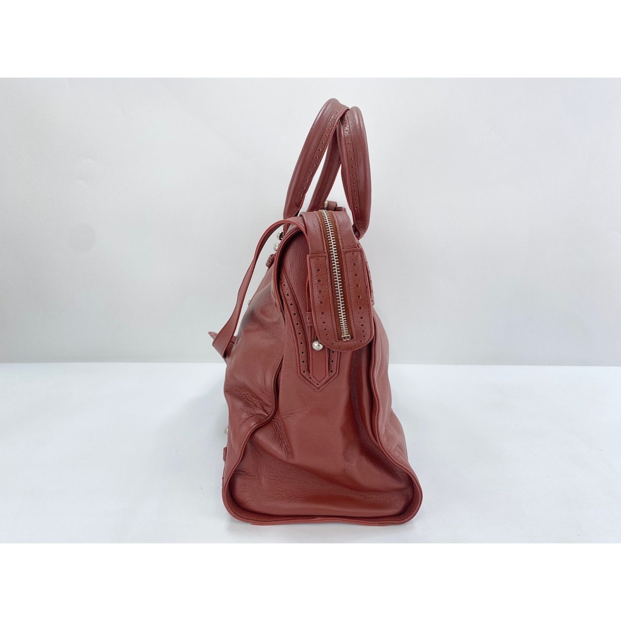 Balenciaga Red Color Shoulder Bag (Pre-Owned)