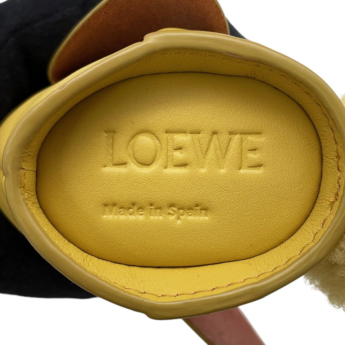 Loewe Yellow Leather Handbag Pouch (Pre-Owned)