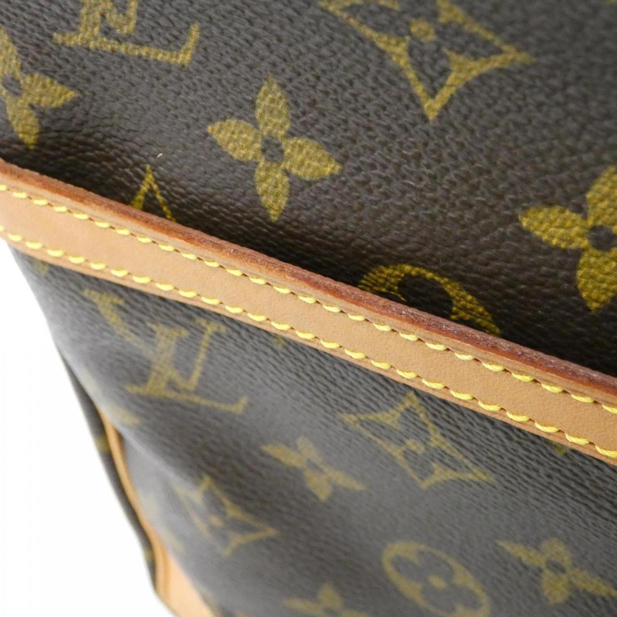 Louis Vuitton Marron Coated Canvas Shoulder Bag (Pre-Owned)