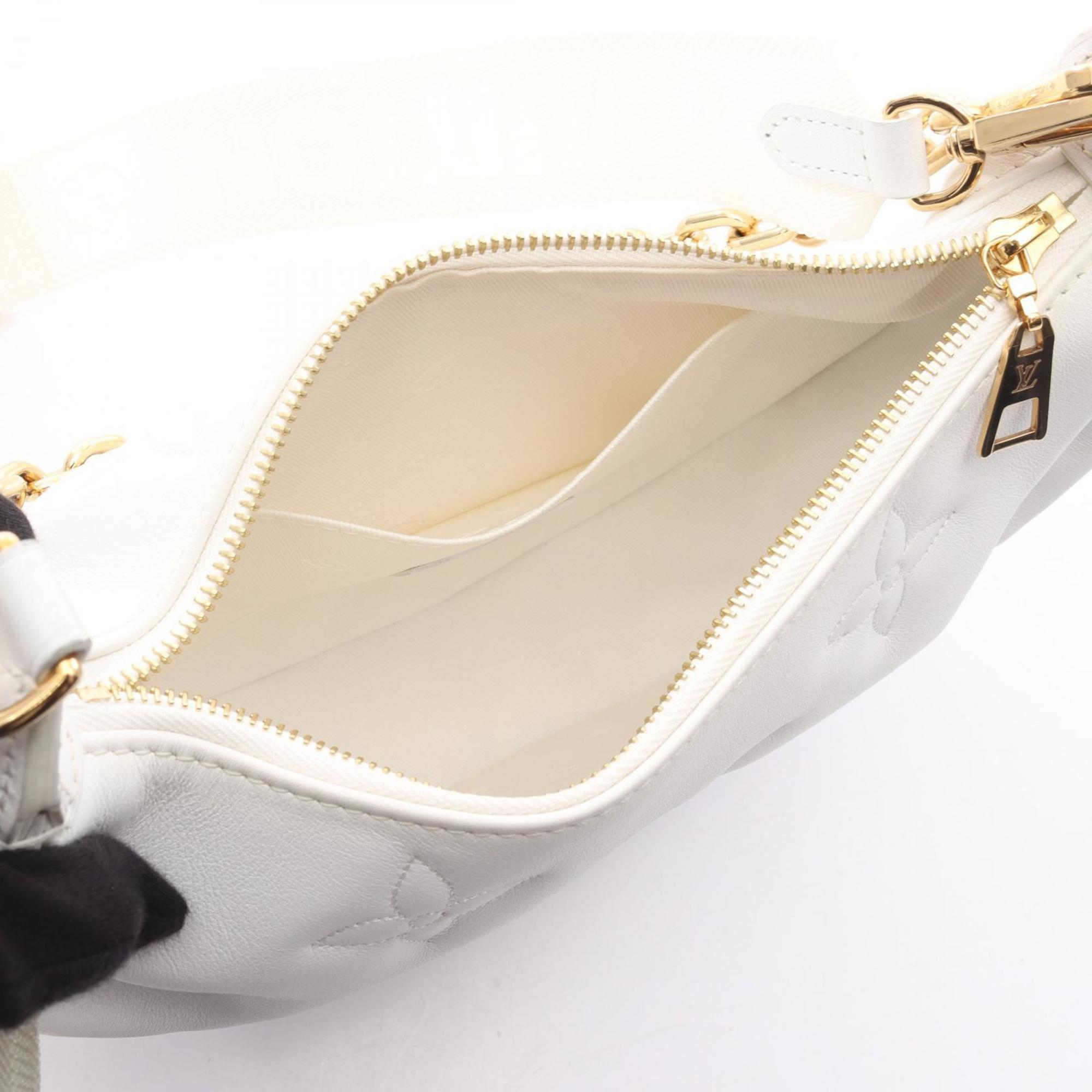 Louis Vuitton White Leather Handbag (Pre-Owned)