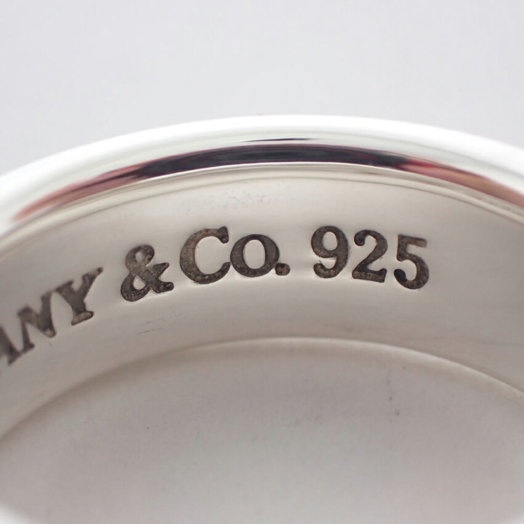 Tiffany Sterling Silver 925 Band Ring (Pre-Owned)