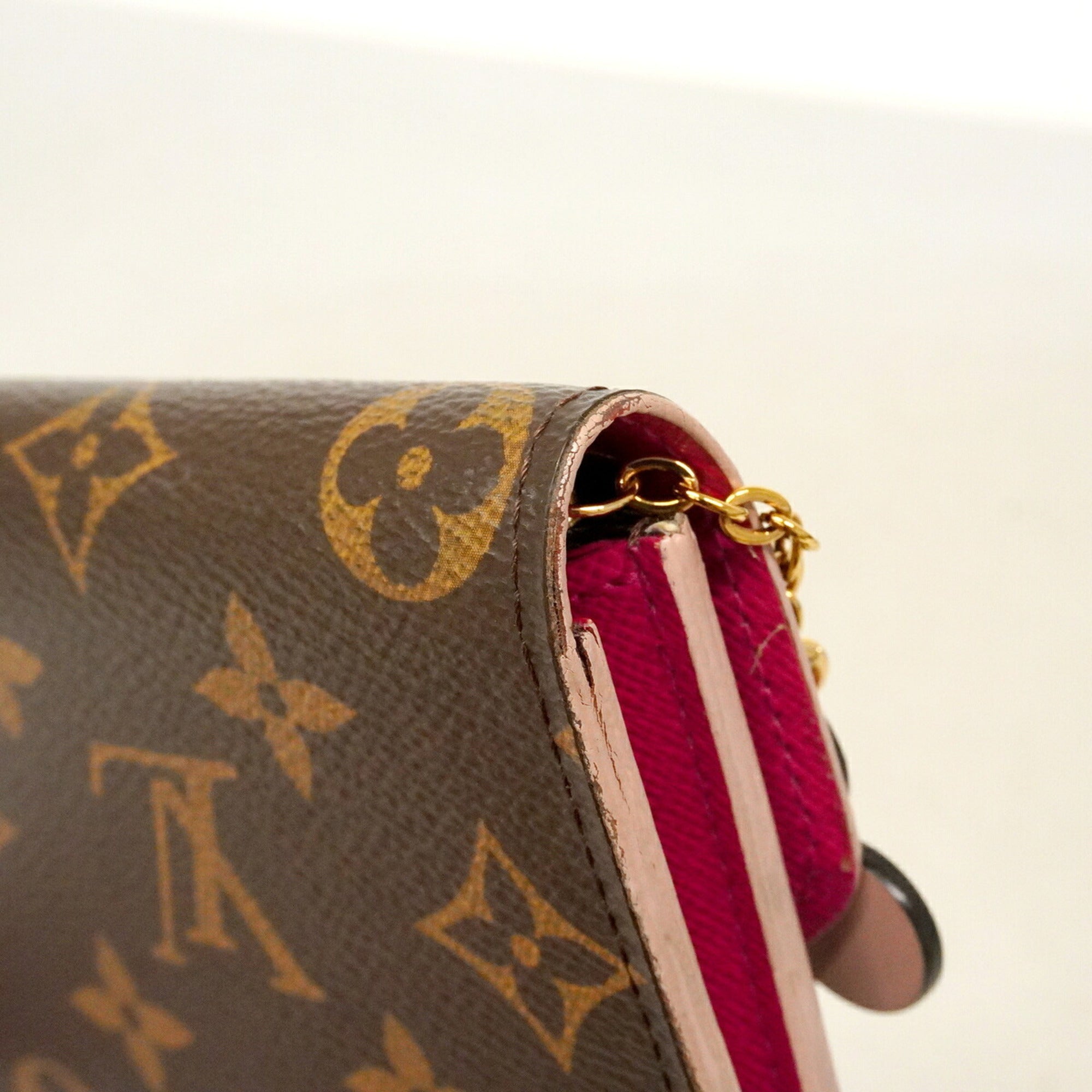 Louis Vuitton Brown Rose Ballerine Long Wallet (Bi-Fold) (Pre-Owned)